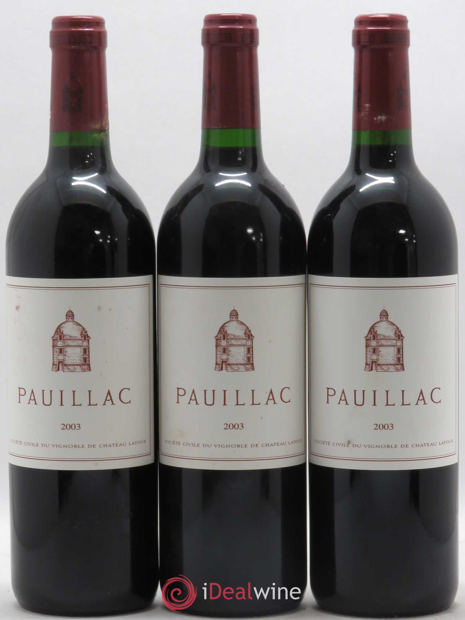 Pauillac de Château Latour 2003 - Lot de 12 bouteilles - 3