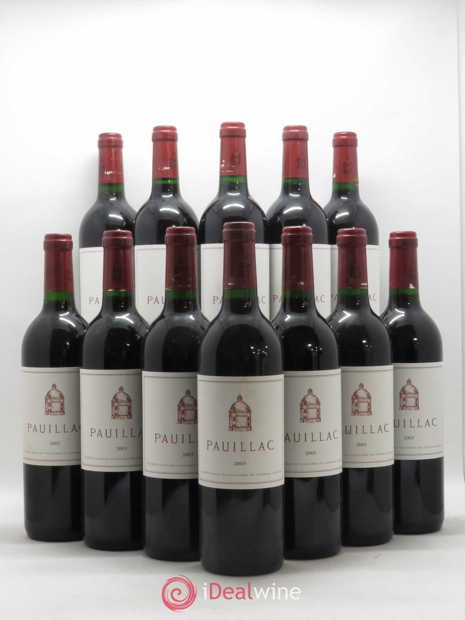 Pauillac de Château Latour 2003 - Lot de 12 bouteilles - 0