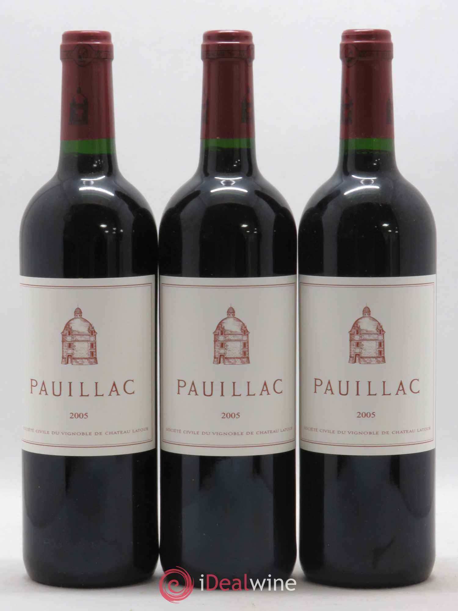 Pauillac de Château Latour 2005 - Lot de 12 bouteilles - 1