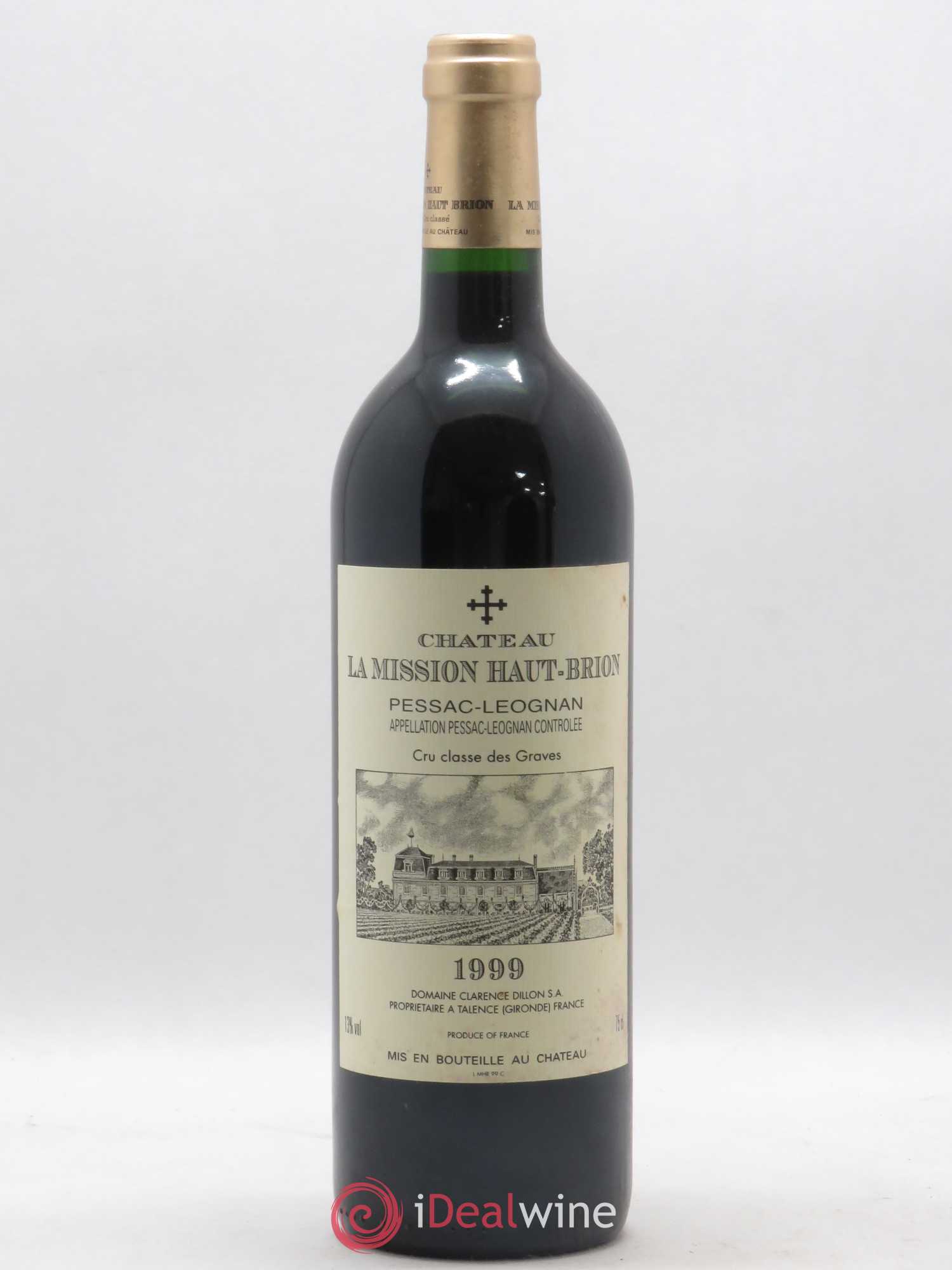 Château la Mission Haut-Brion Cru Classé de Graves 1999 - Lot de 1 bouteille - 0