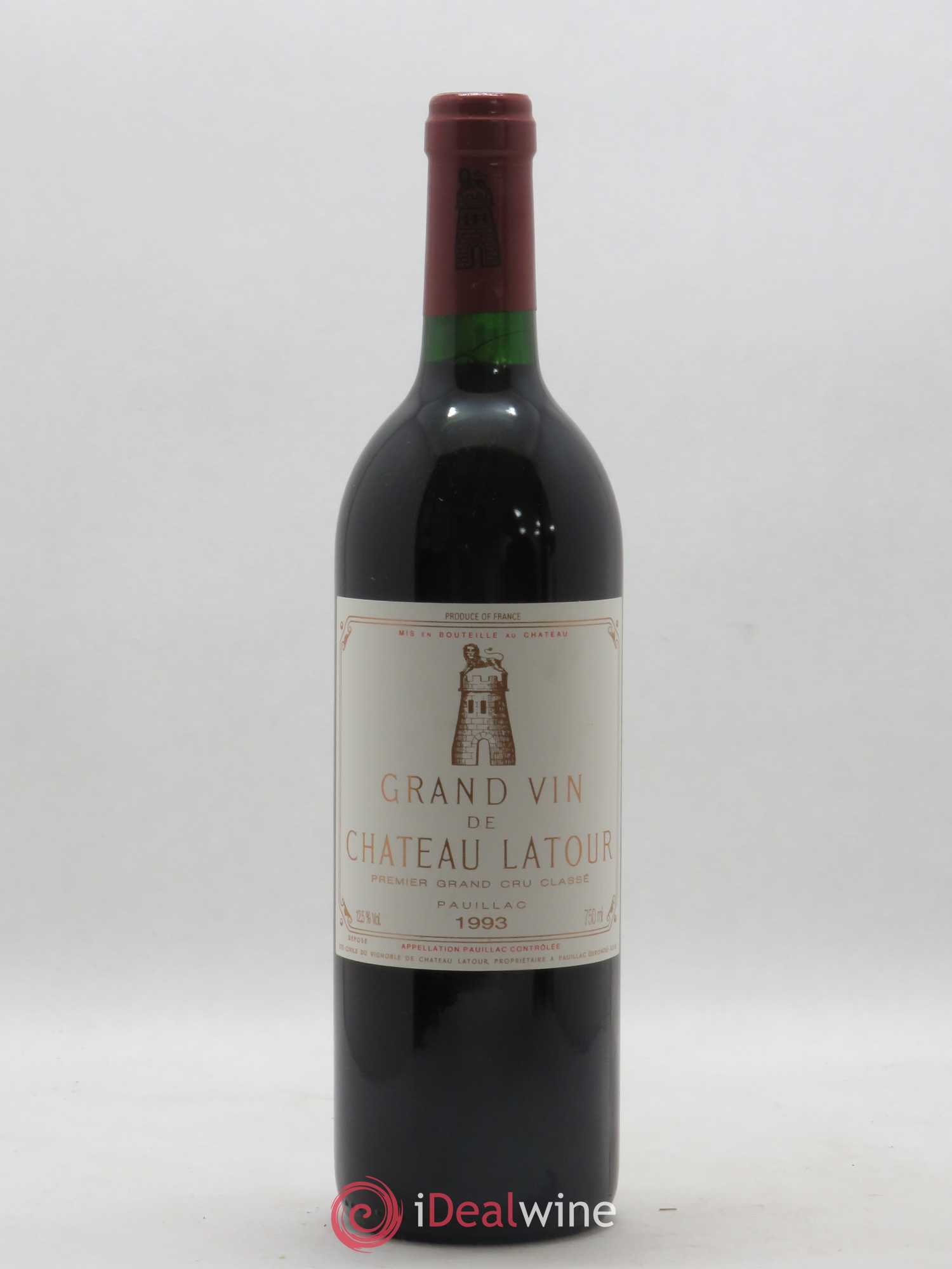 Château Latour 1er Grand Cru Classé 1993 - Lot de 1 bouteille - 0
