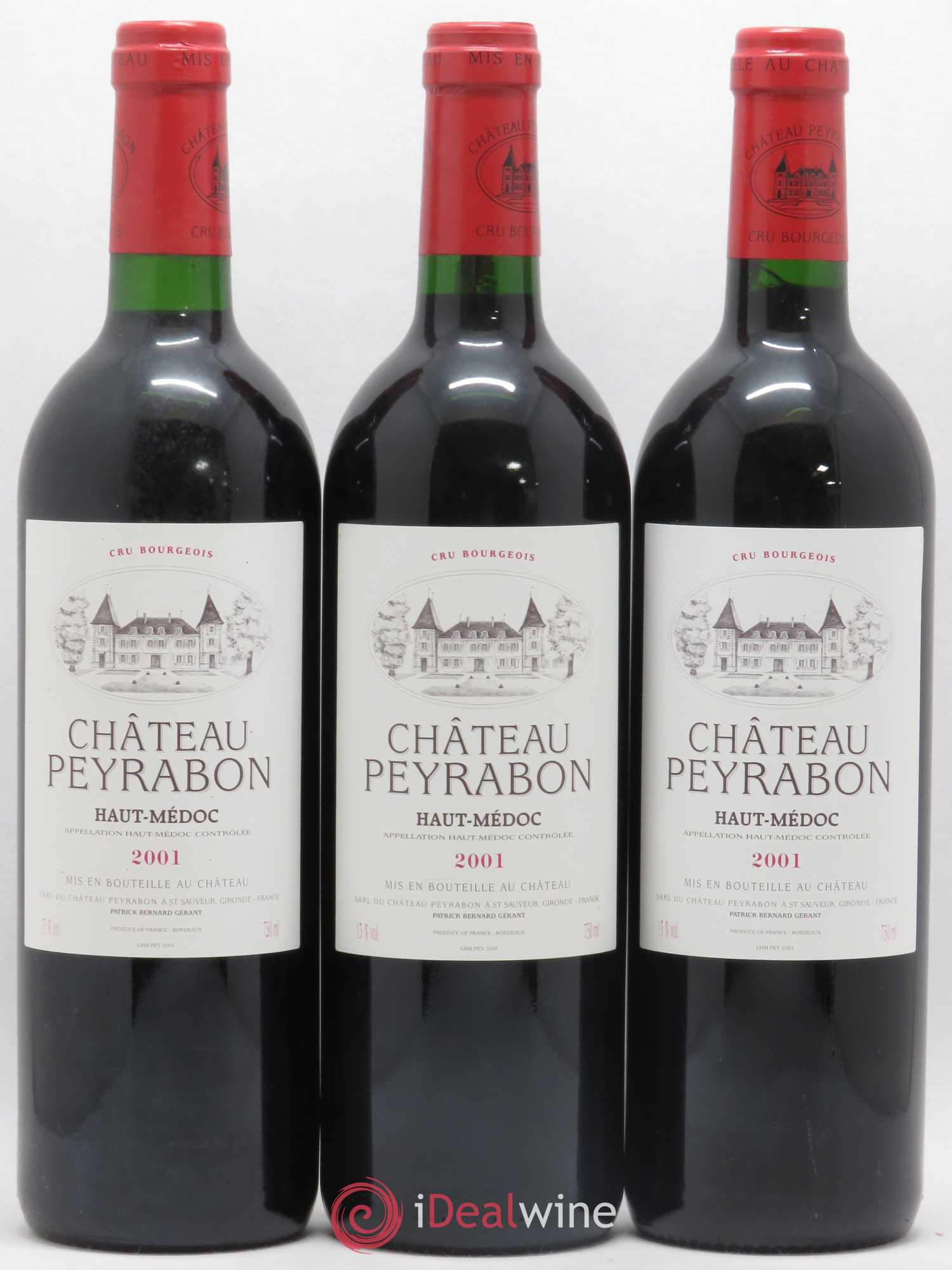 Château Peyrabon Cru Bourgeois 2001 - Lotto di 12 bottiglie - 2