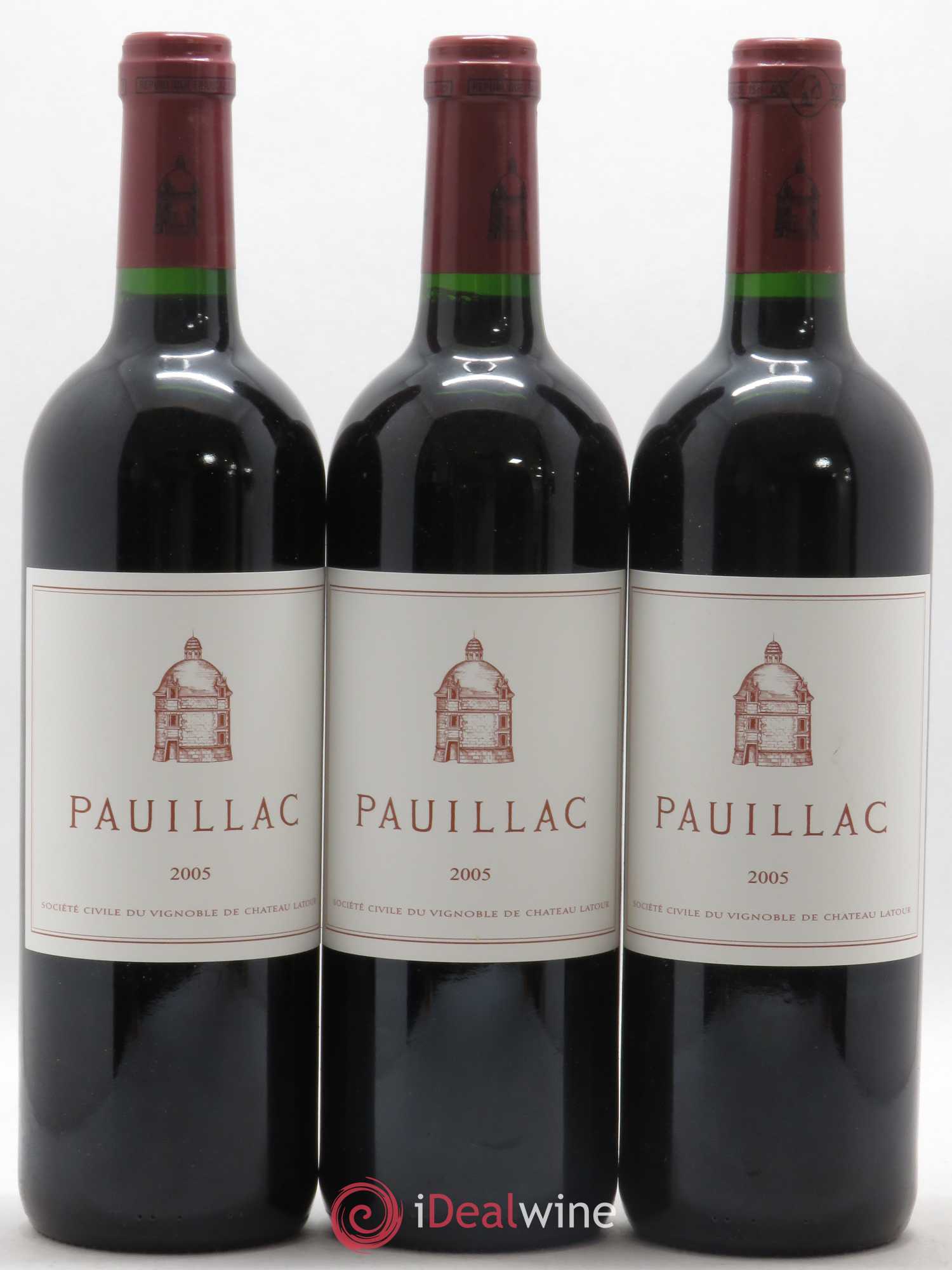 Pauillac de Château Latour 2005 - Lot de 12 bouteilles - 1