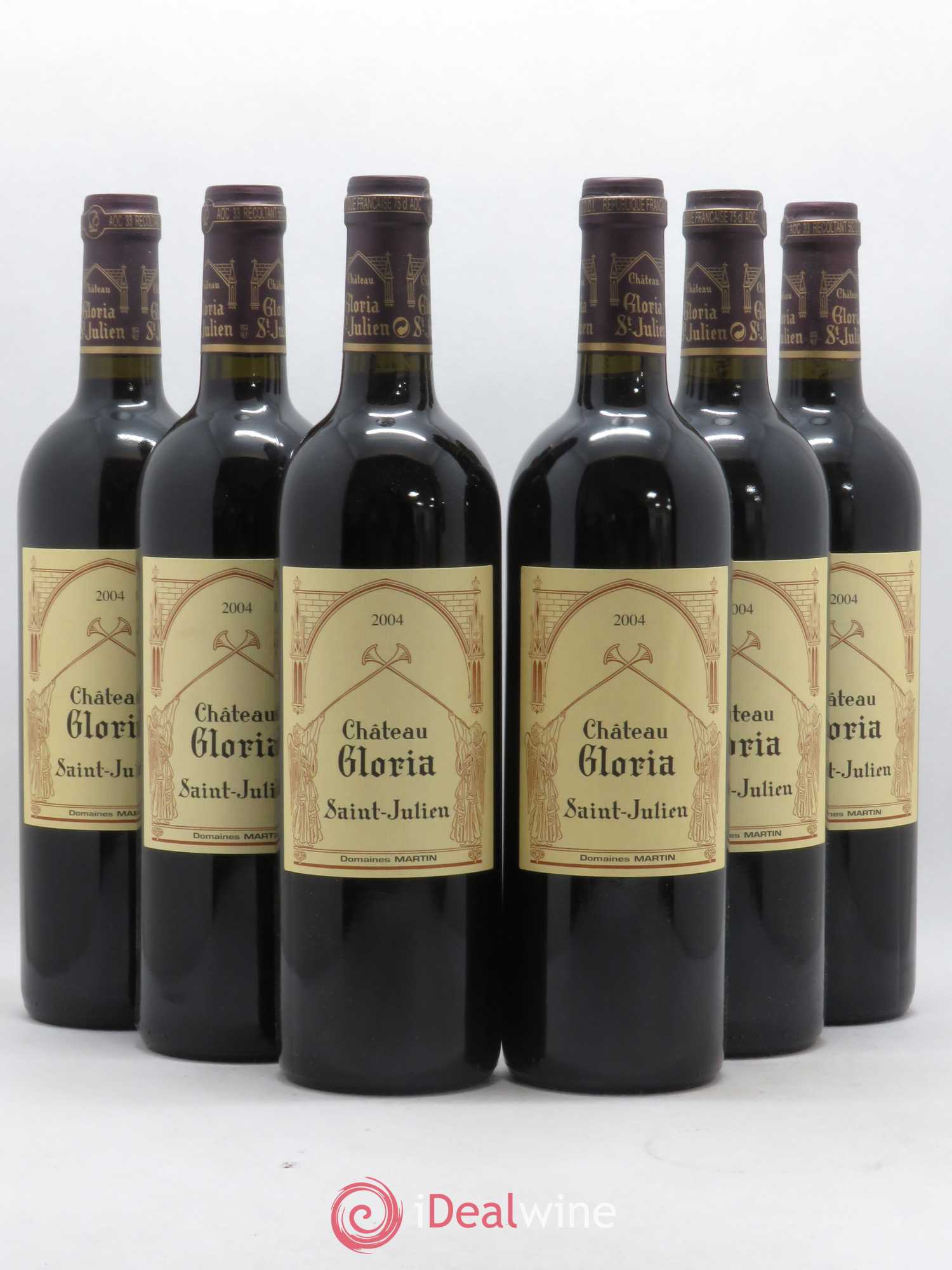 Château Gloria 2004 - Lot de 6 bouteilles - 0