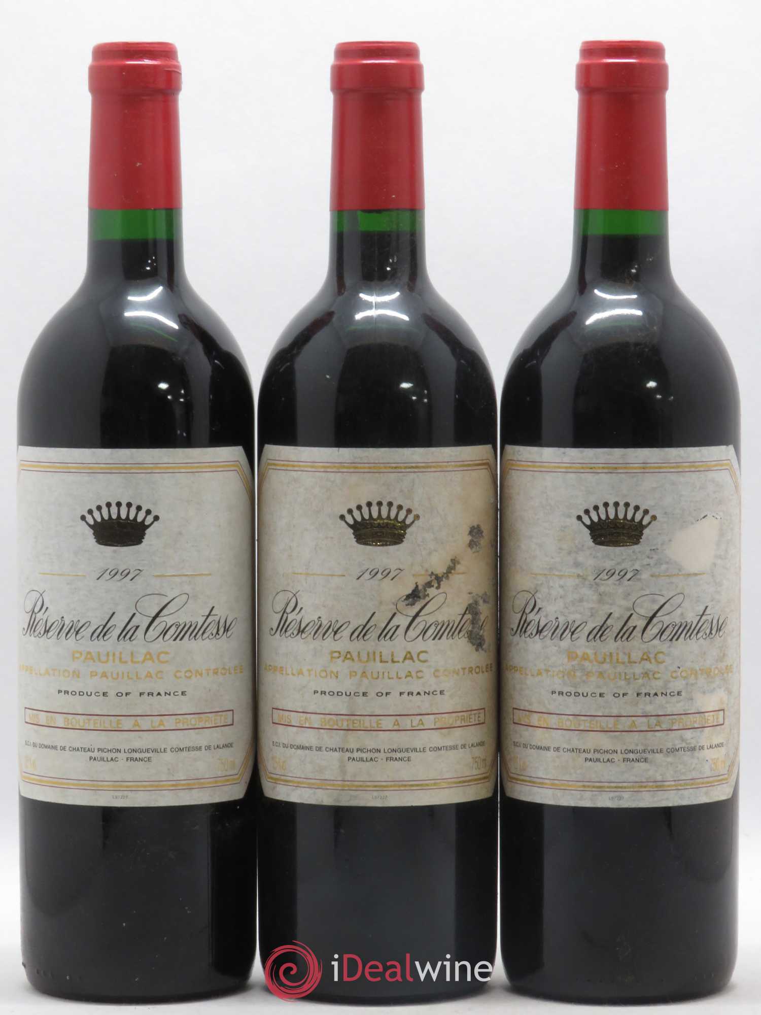 Réserve de la Comtesse Second Vin 1997 - Lot de 12 bouteilles - 1