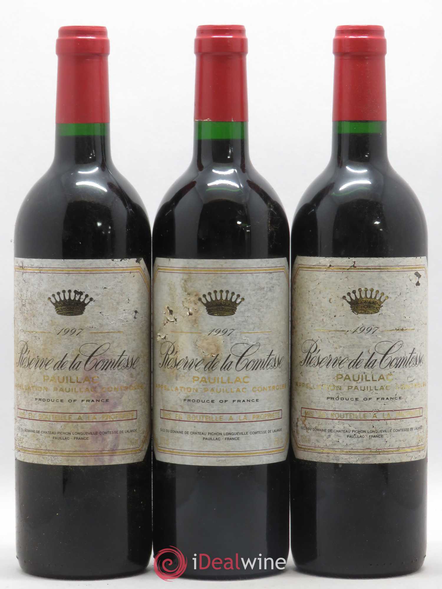 Réserve de la Comtesse Second Vin 1997 - Lot de 12 bouteilles - 3
