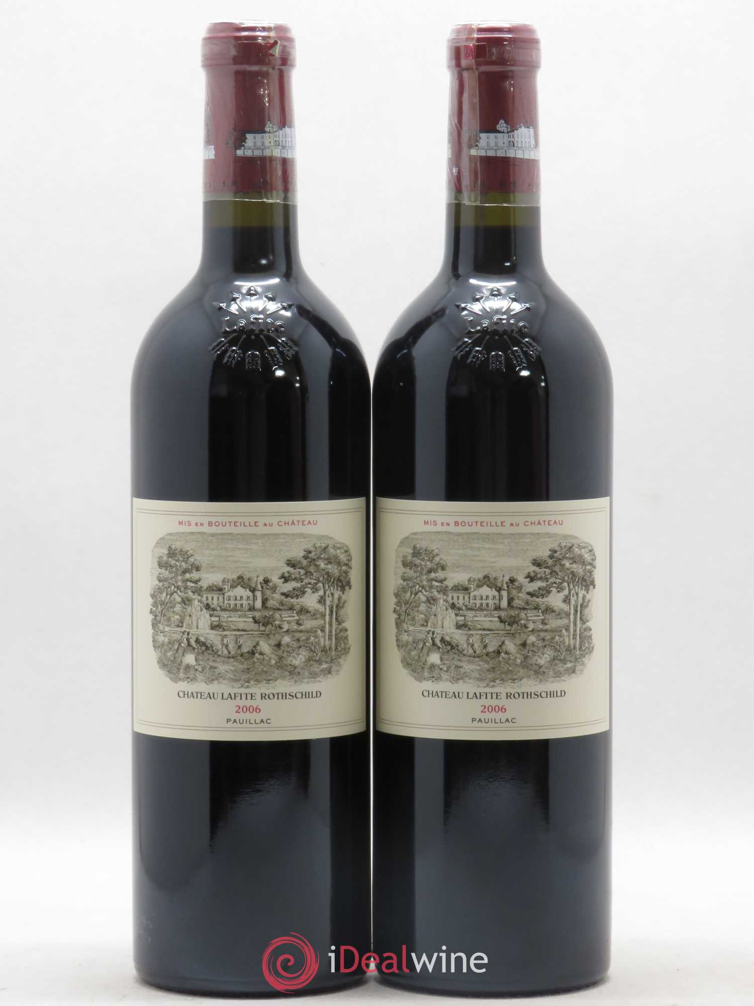 Château Lafite Rothschild 1er Grand Cru Classé 2006 - Lot de 2 bouteilles - 0