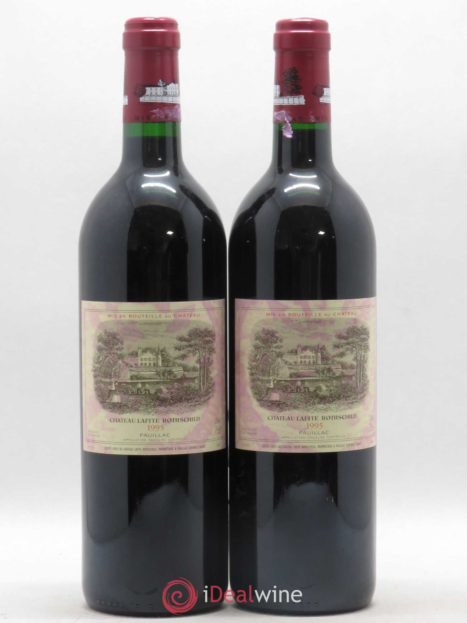 Château Lafite Rothschild 1er Grand Cru Classé 1995 - Lot de 2 bouteilles - 0
