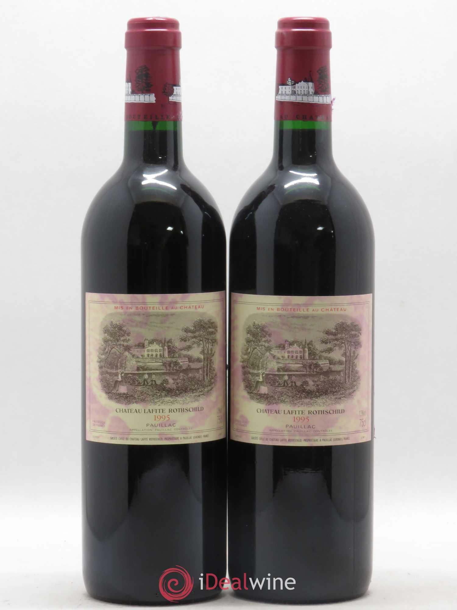 Château Lafite Rothschild 1er Grand Cru Classé 1995 - Lot de 2 bouteilles - 0