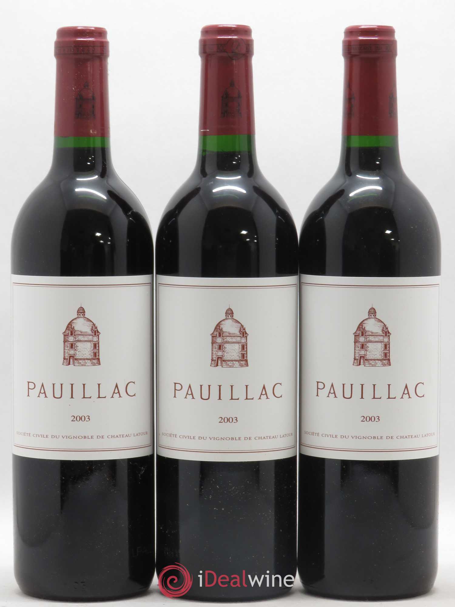 Pauillac de Château Latour 2003 - Lot of 12 bottles - 2