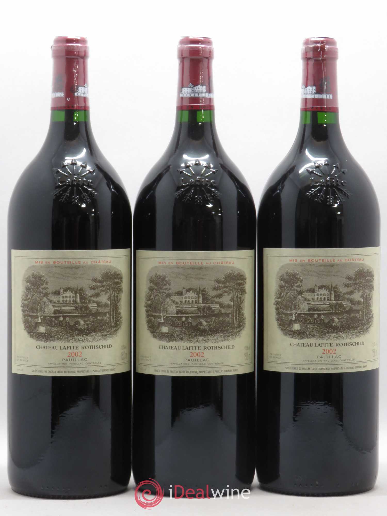 Château Lafite Rothschild 1er Grand Cru Classé 2002 - Lot de 6 magnums - 3