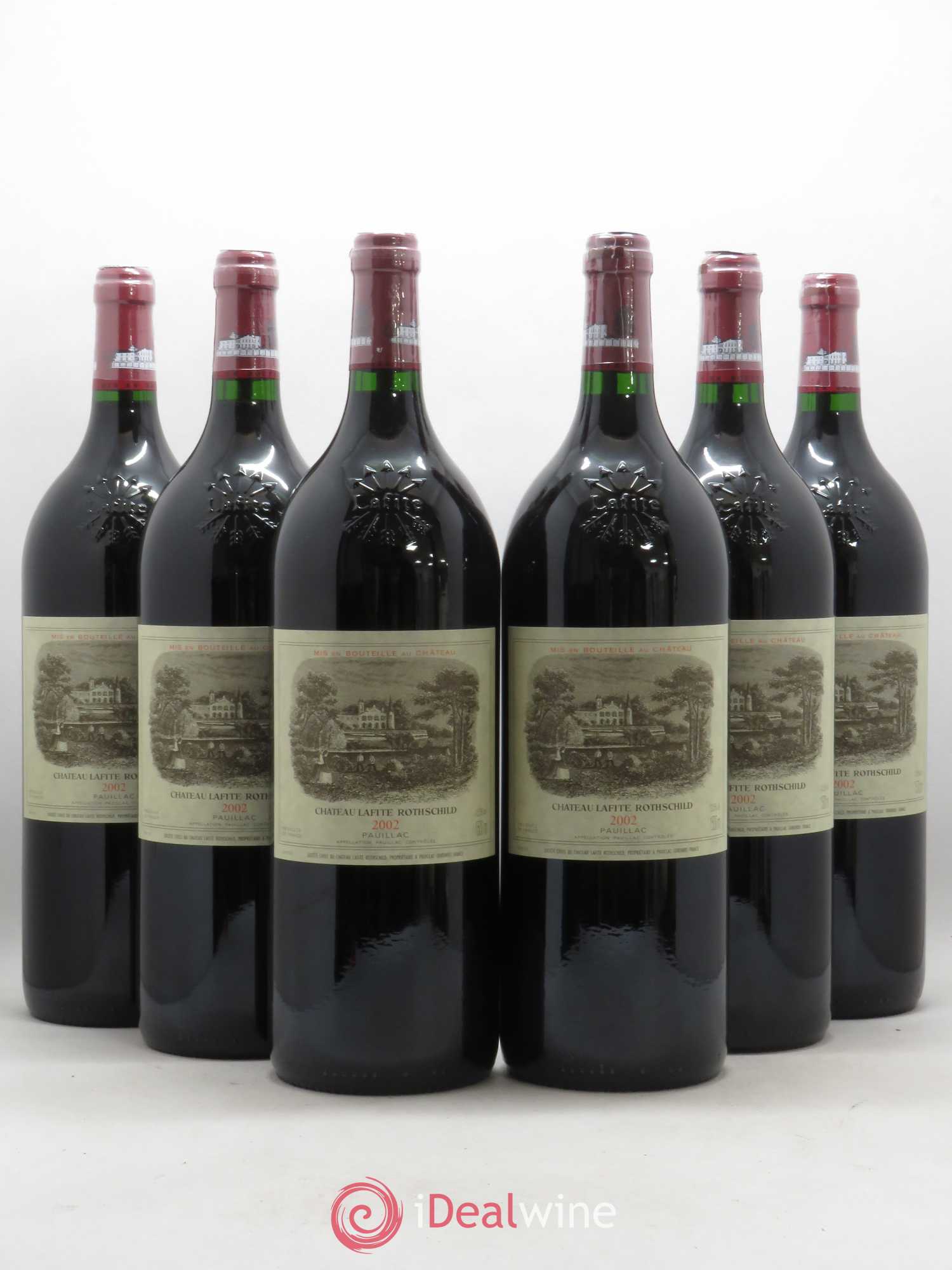 Château Lafite Rothschild 1er Grand Cru Classé 2002 - Lot de 6 magnums - 0