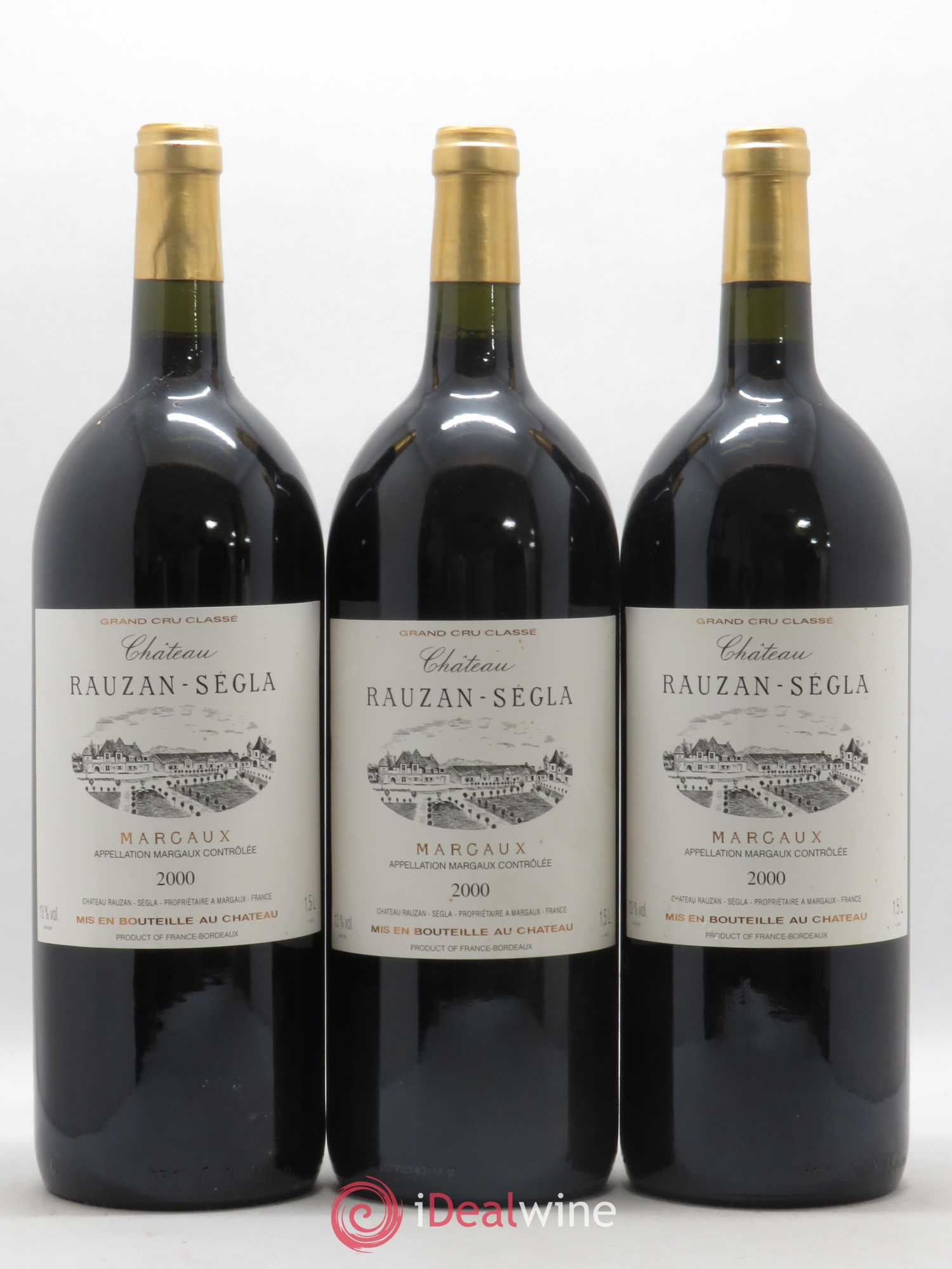 Château Rauzan Ségla Grand Cru Classé 2000 - Lot de 6 magnums - 1