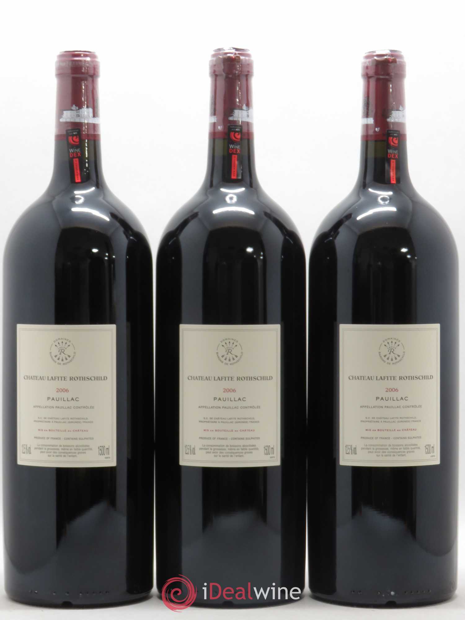 Château Lafite Rothschild 1er Grand Cru Classé 2006 - Lot de 6 magnums - 2