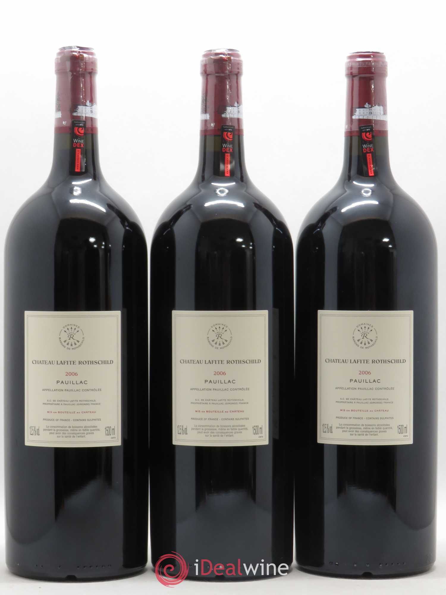 Château Lafite Rothschild 1er Grand Cru Classé 2006 - Lot de 6 magnums - 4