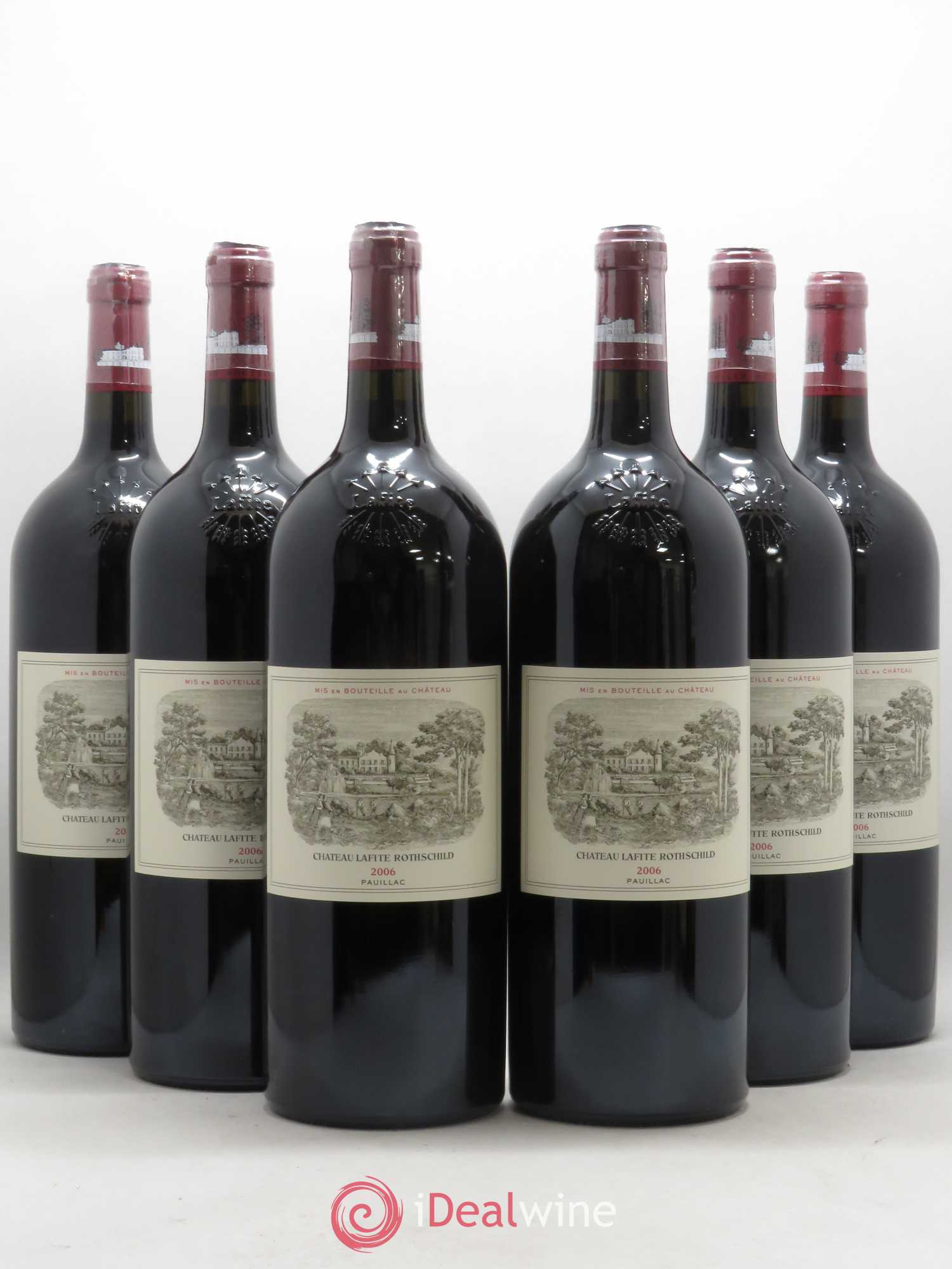 Château Lafite Rothschild 1er Grand Cru Classé 2006 - Lot de 6 magnums - 0