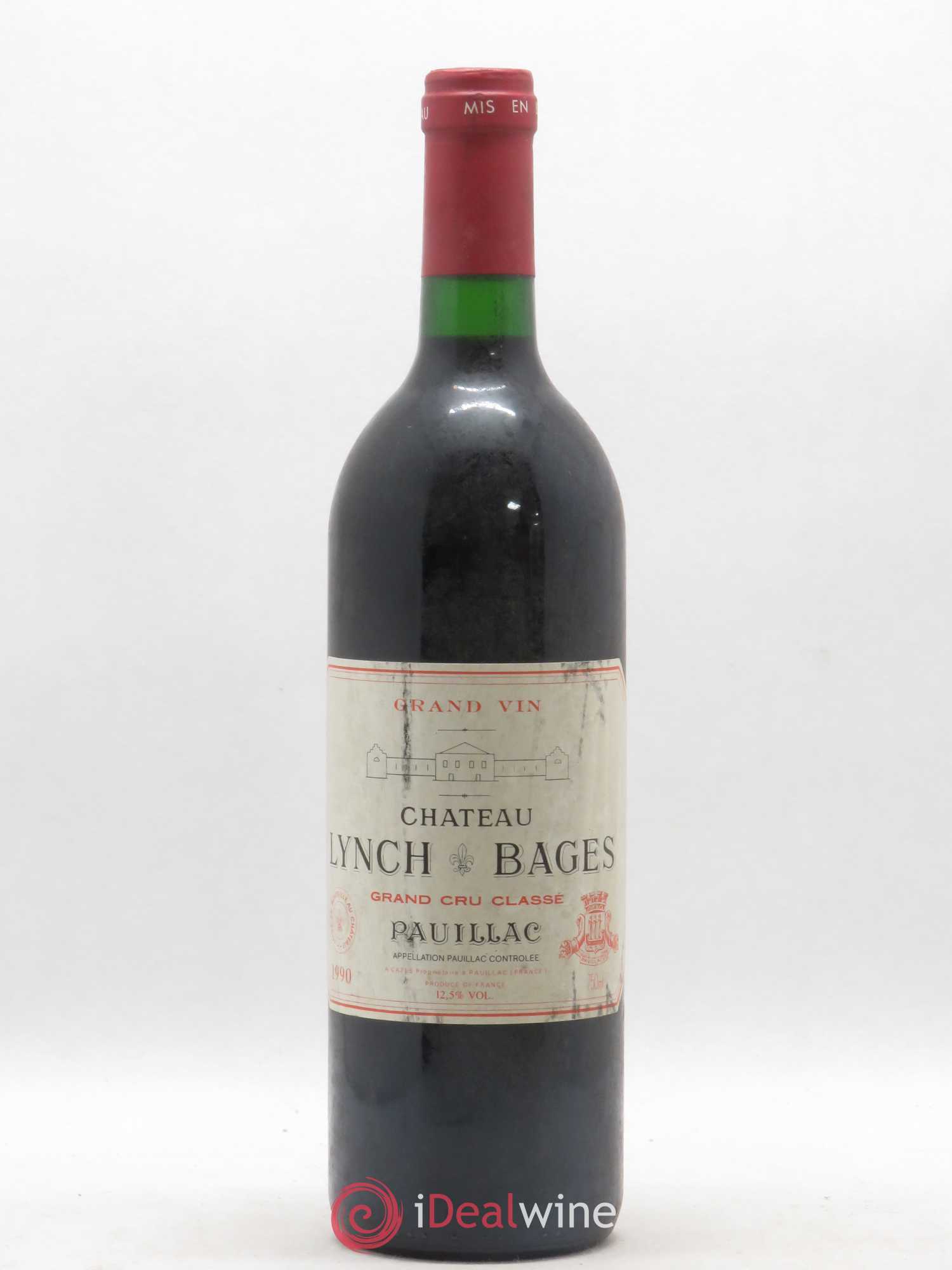 Château Lynch Bages 5ème Grand Cru Classé 1990 - Lot de 1 bouteille - 0