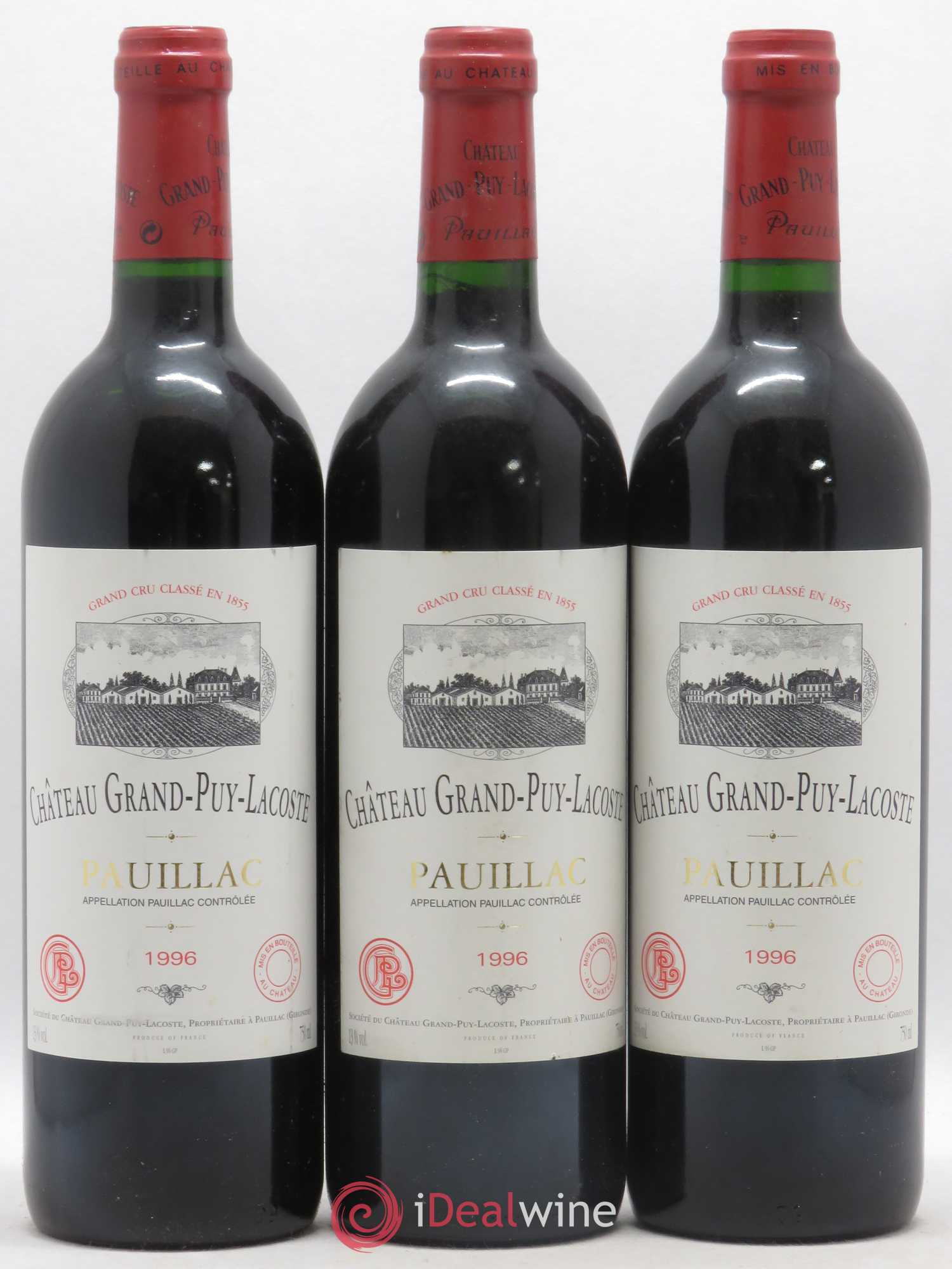Château Grand Puy Lacoste 5ème Grand Cru Classé 1996 - Lot de 12 bouteilles - 3