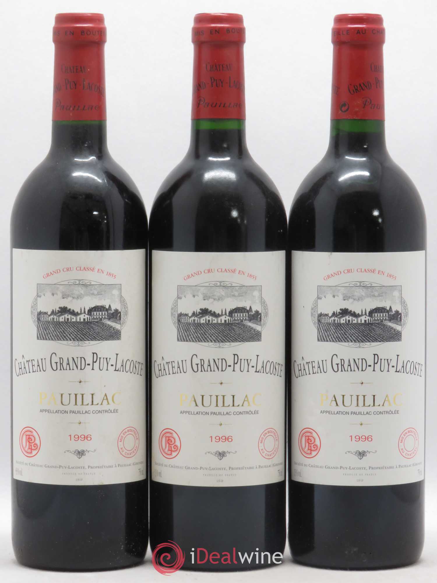 Château Grand Puy Lacoste 5ème Grand Cru Classé 1996 - Lot de 12 bouteilles - 4