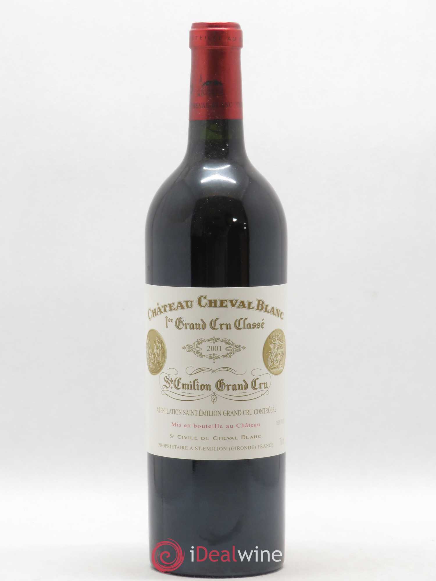 Château Cheval Blanc 1er Grand Cru Classé A 2001 - Lot de 1 bouteille - 0