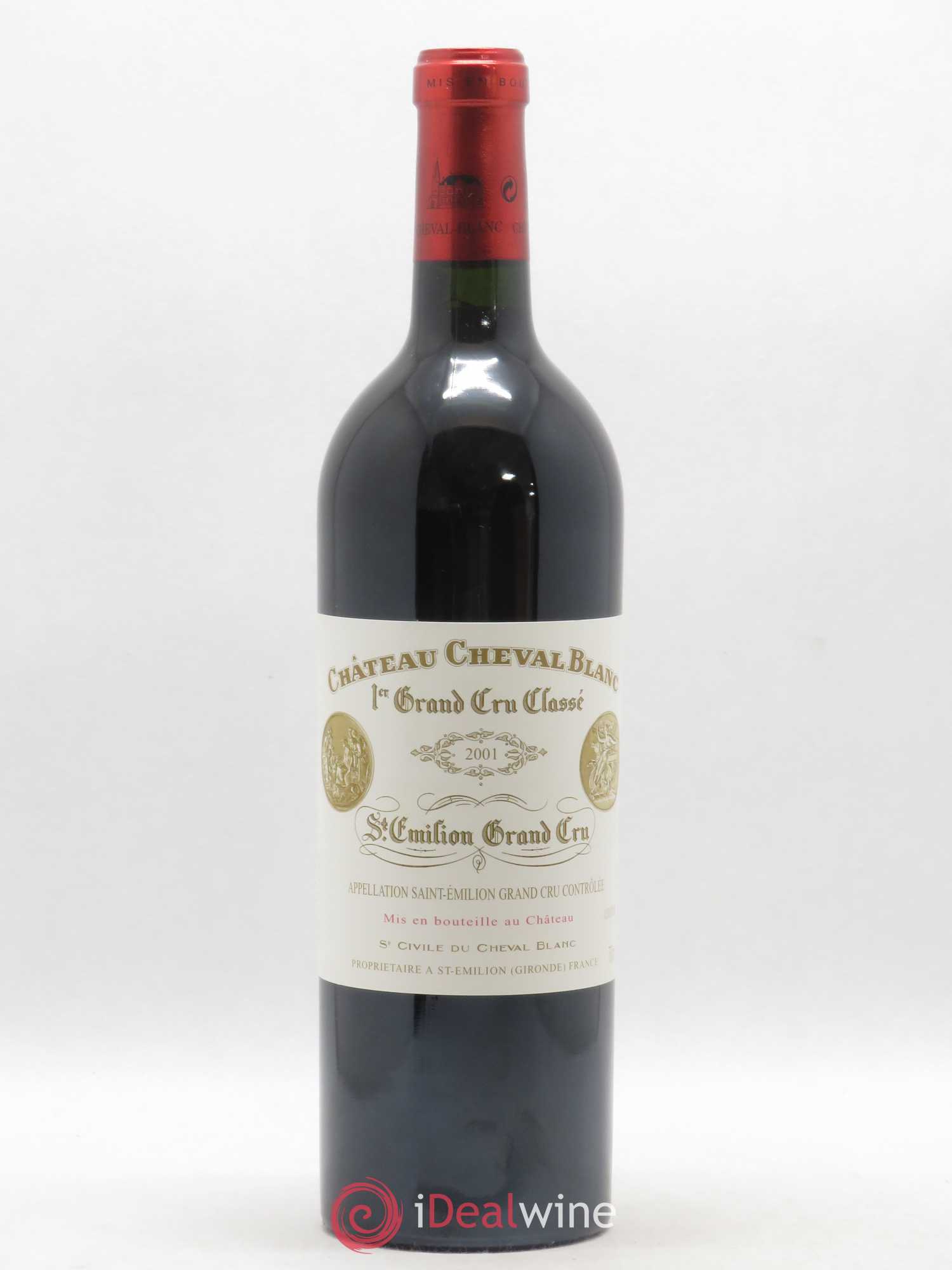 Château Cheval Blanc 1er Grand Cru Classé A 2001 - Lot de 1 bouteille - 0