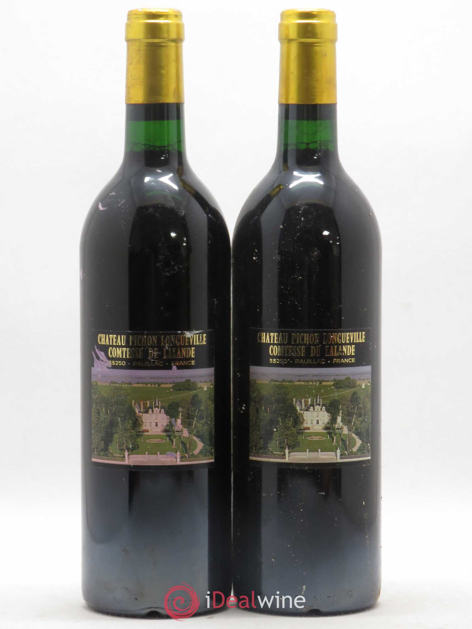 Château Pichon Longueville Comtesse de Lalande 2ème Grand Cru Classé 1989 - Lot de 2 bouteilles - 1