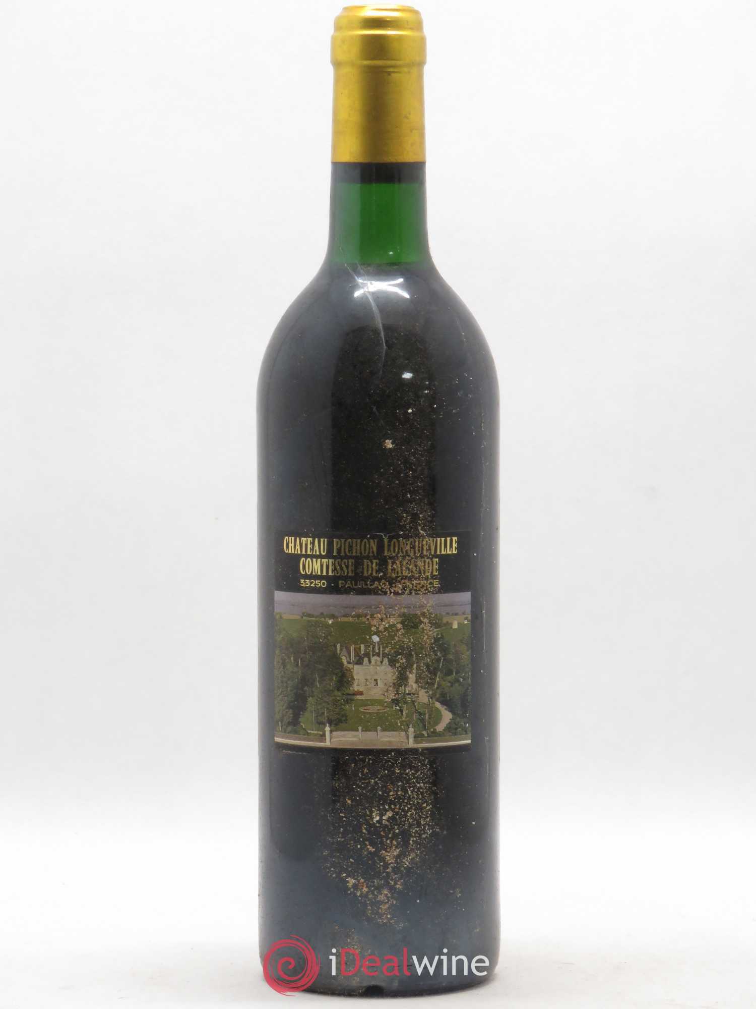 Château Pichon Longueville Comtesse de Lalande 2ème Grand Cru Classé 1989 - Lot de 1 bouteille - 1