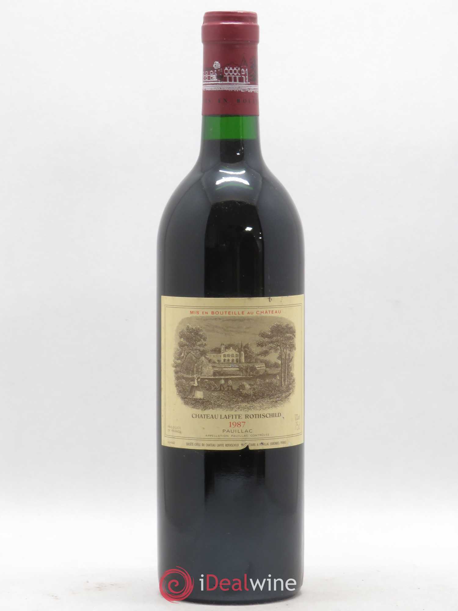 Château Lafite Rothschild 1er Grand Cru Classé 1987 - Lot de 1 bouteille - 0