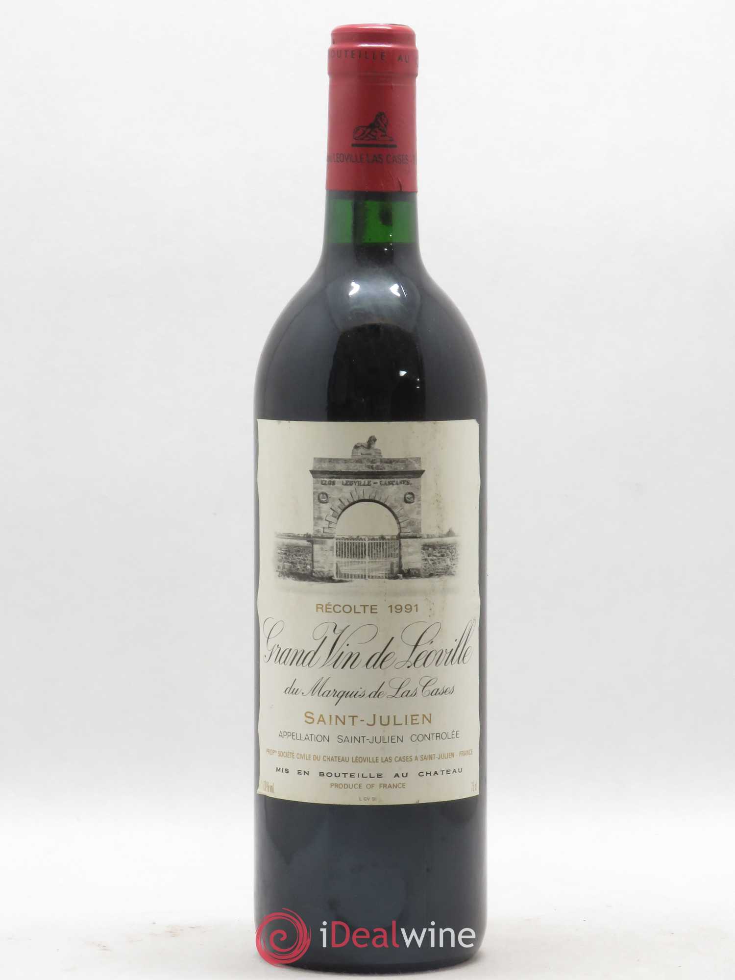 Château Léoville Las Cases 2ème Grand Cru Classé 1991 - Lot de 1 bouteille - 0