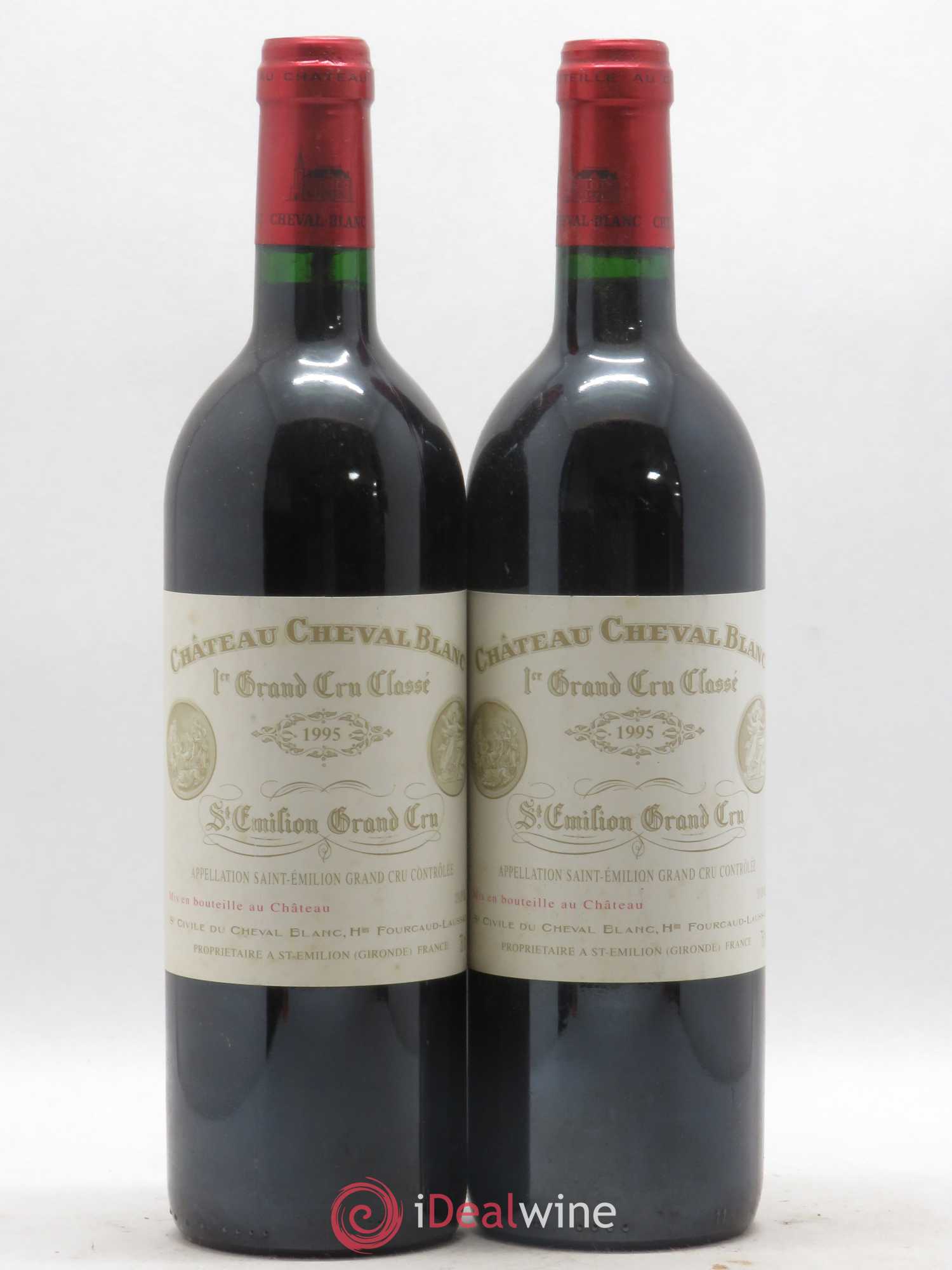Château Cheval Blanc 1er Grand Cru Classé A 1995 - Lot de 2 bouteilles - 0