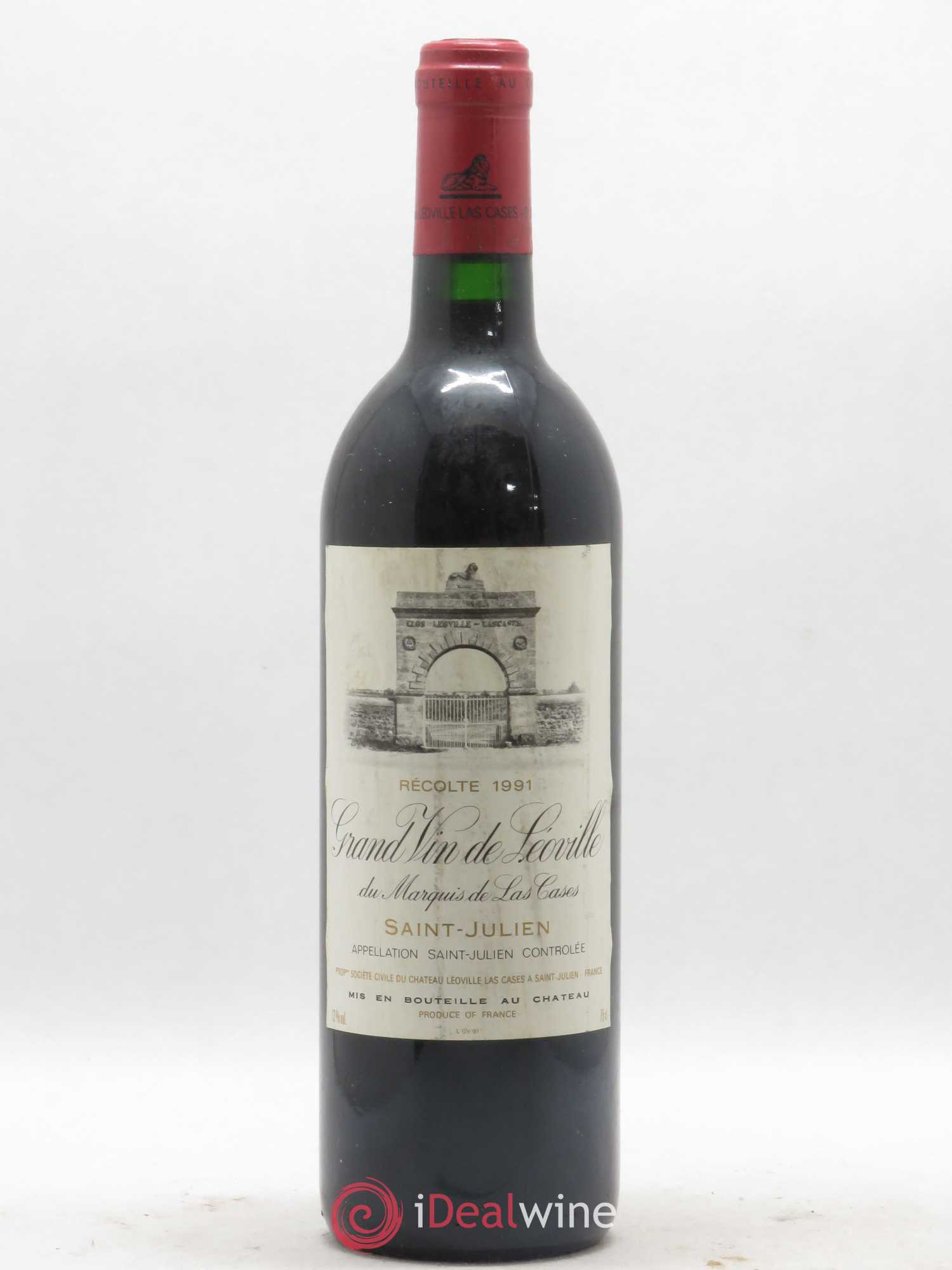 Château Léoville Las Cases 2ème Grand Cru Classé 1991 - Lot de 1 bouteille - 0