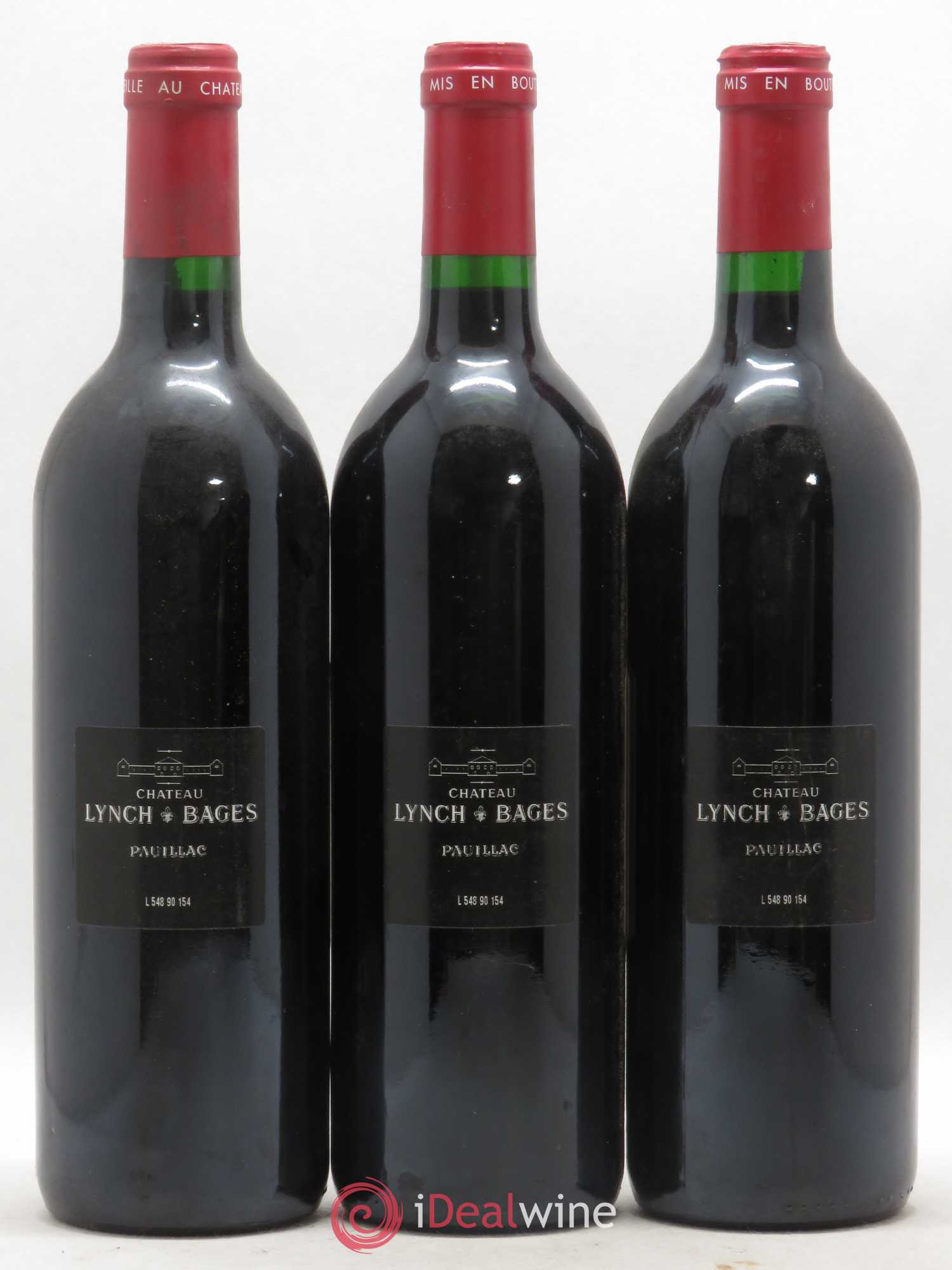 Château Lynch Bages 5ème Grand Cru Classé 1990 - Lot de 6 bouteilles - 4