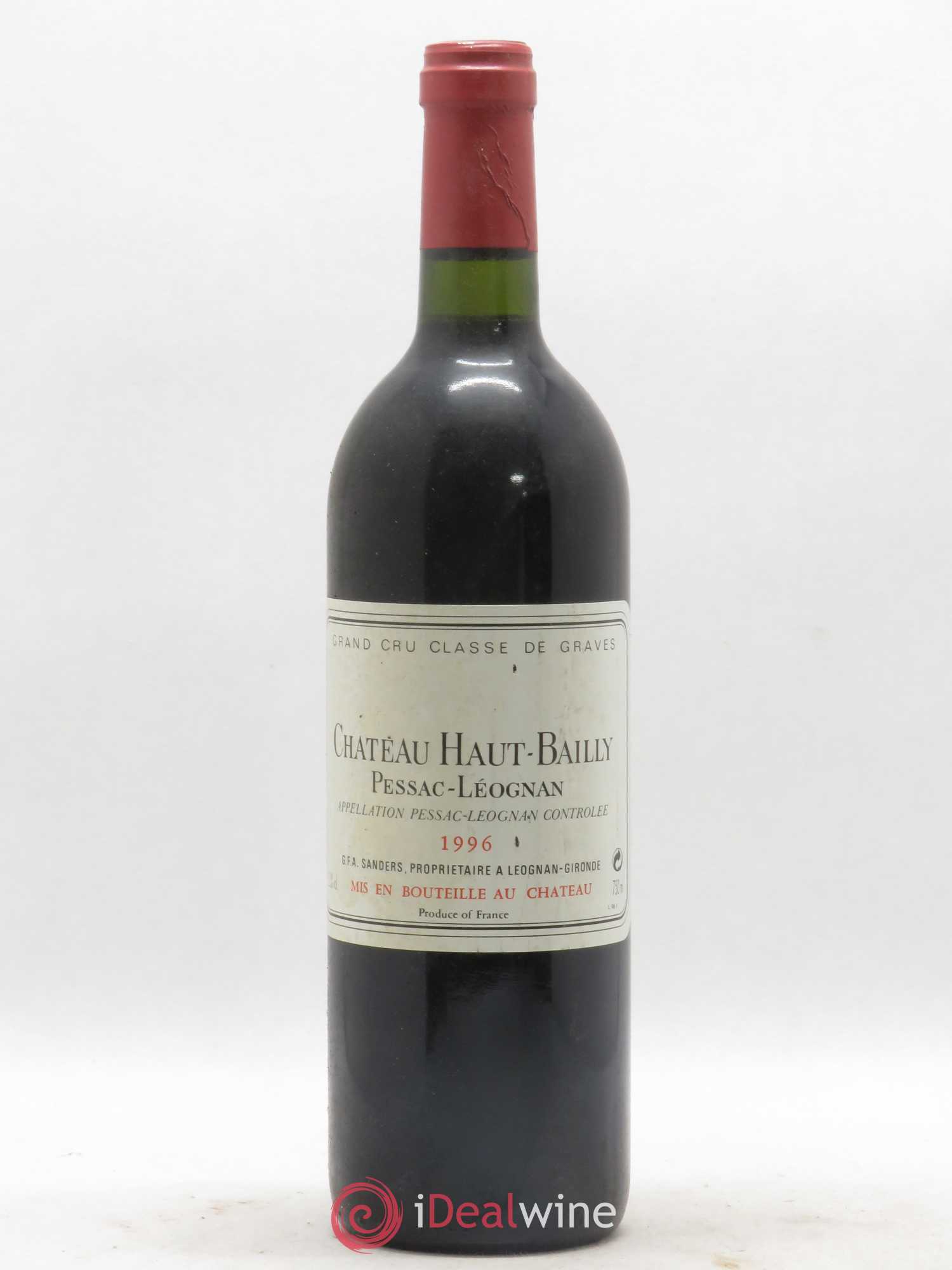 Château Haut-Bailly Cru Classé de Graves 1996 - Lot de 1 bouteille - 0