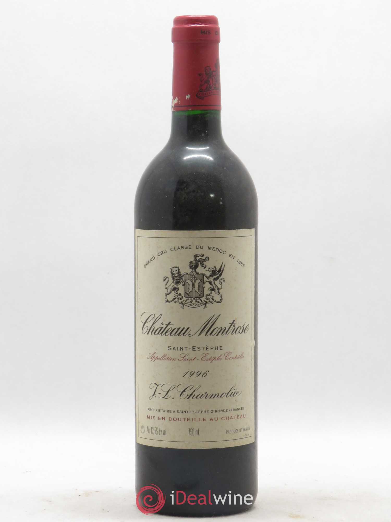 Château Montrose 2ème Grand Cru Classé 1996 - Lot de 1 bouteille - 0