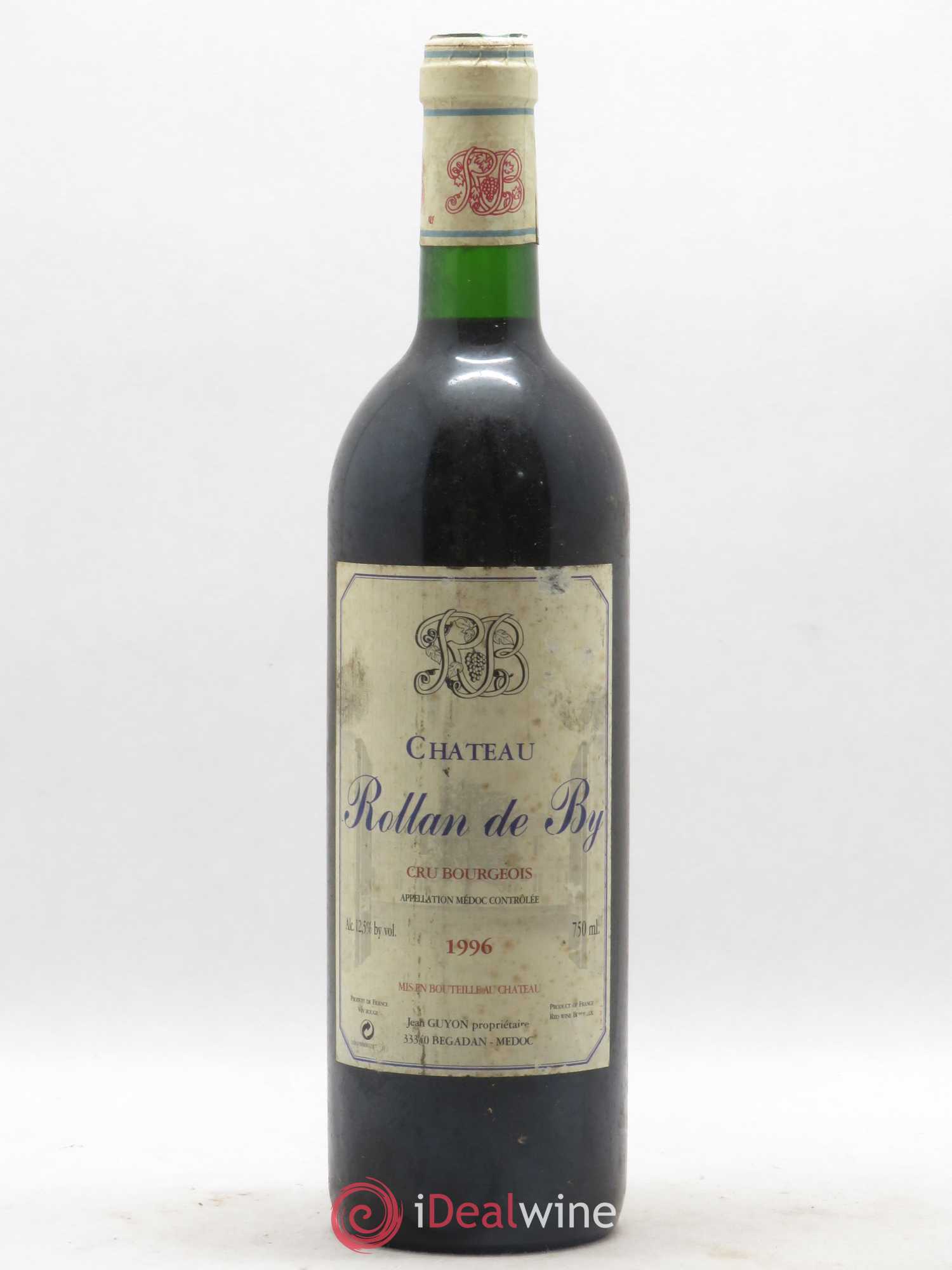 Château Rollan de By Cru Bourgeois 1996 - Lot de 1 bouteille - 0
