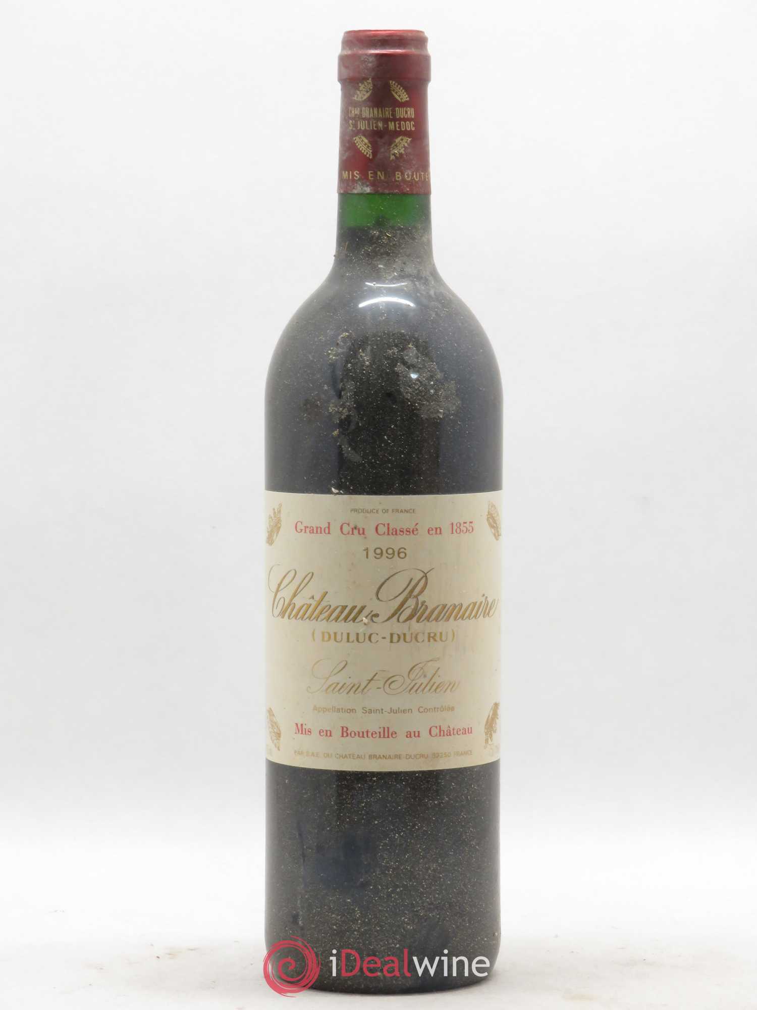 Château Branaire Ducru 4ème Grand Cru Classé 1996 - Lot de 1 bouteille - 0