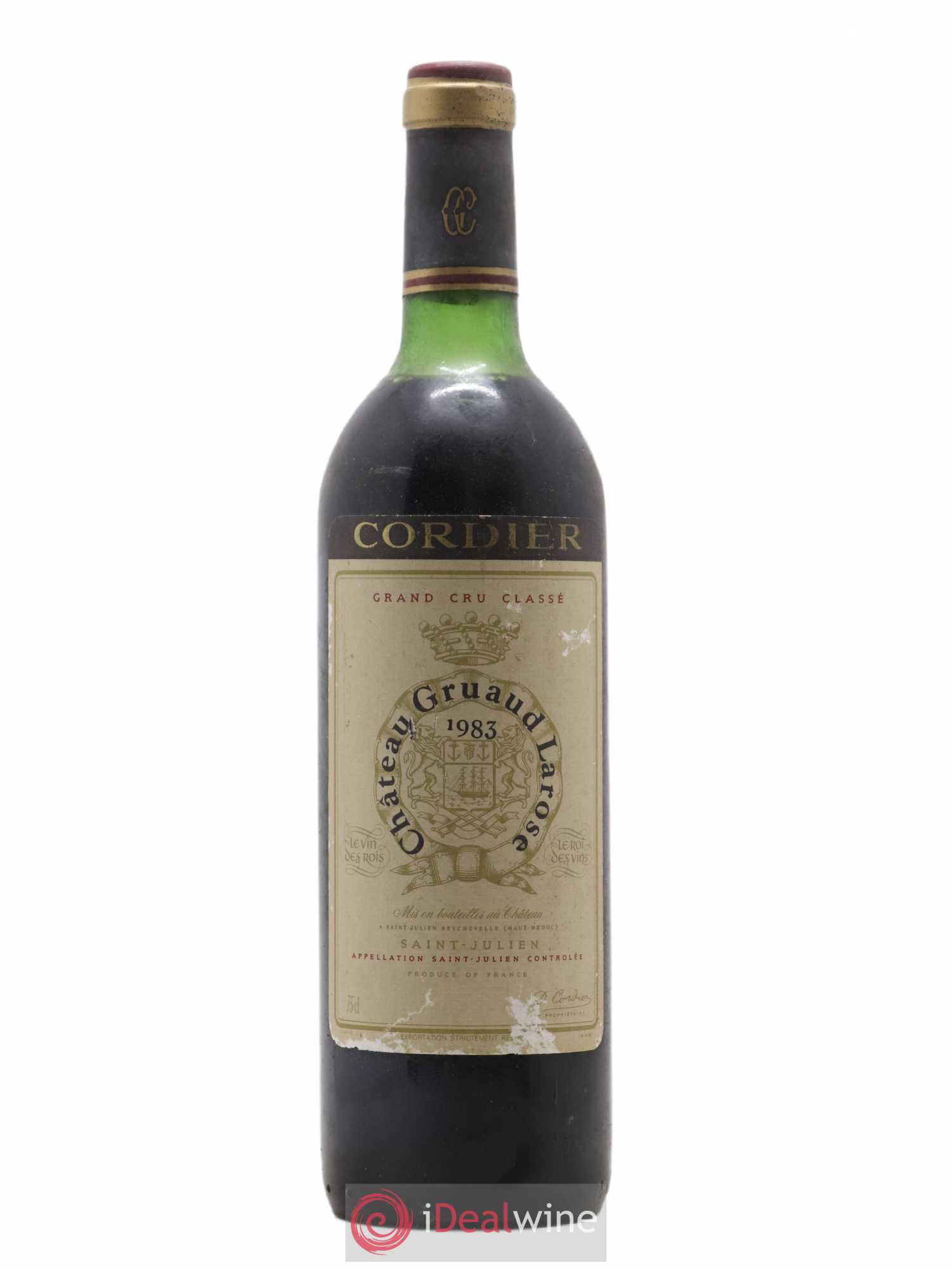 Château Gruaud Larose 2ème Grand Cru Classé 1983 - Lot de 1 bouteille - 0