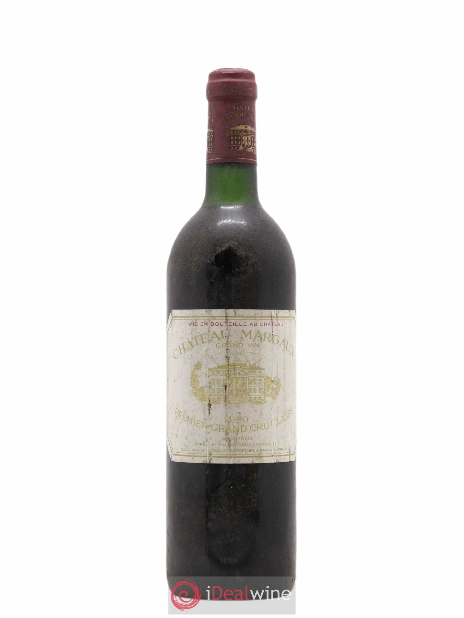 Château Margaux 1er Grand Cru Classé 1990 - Lot de 1 bouteille - 0