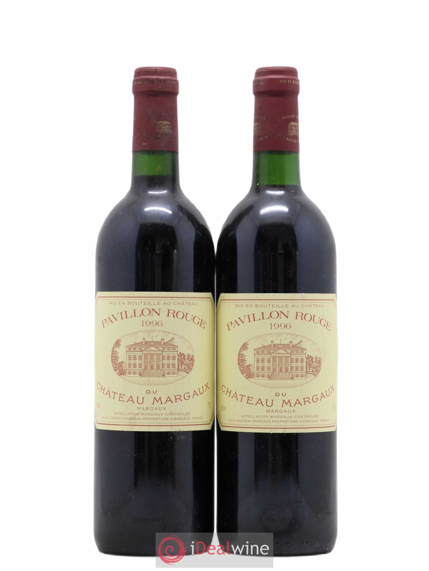 Pavillon Rouge du Château Margaux Second Vin 1996 - Lot de 2 bouteilles - 0