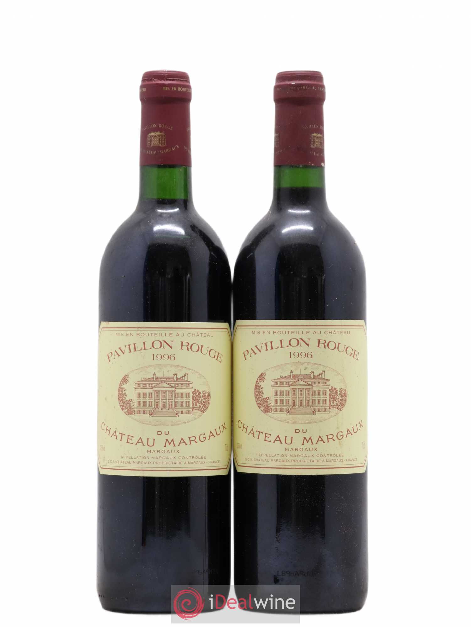 Pavillon Rouge du Château Margaux Second Vin 1996 - Lot de 2 bouteilles - 0