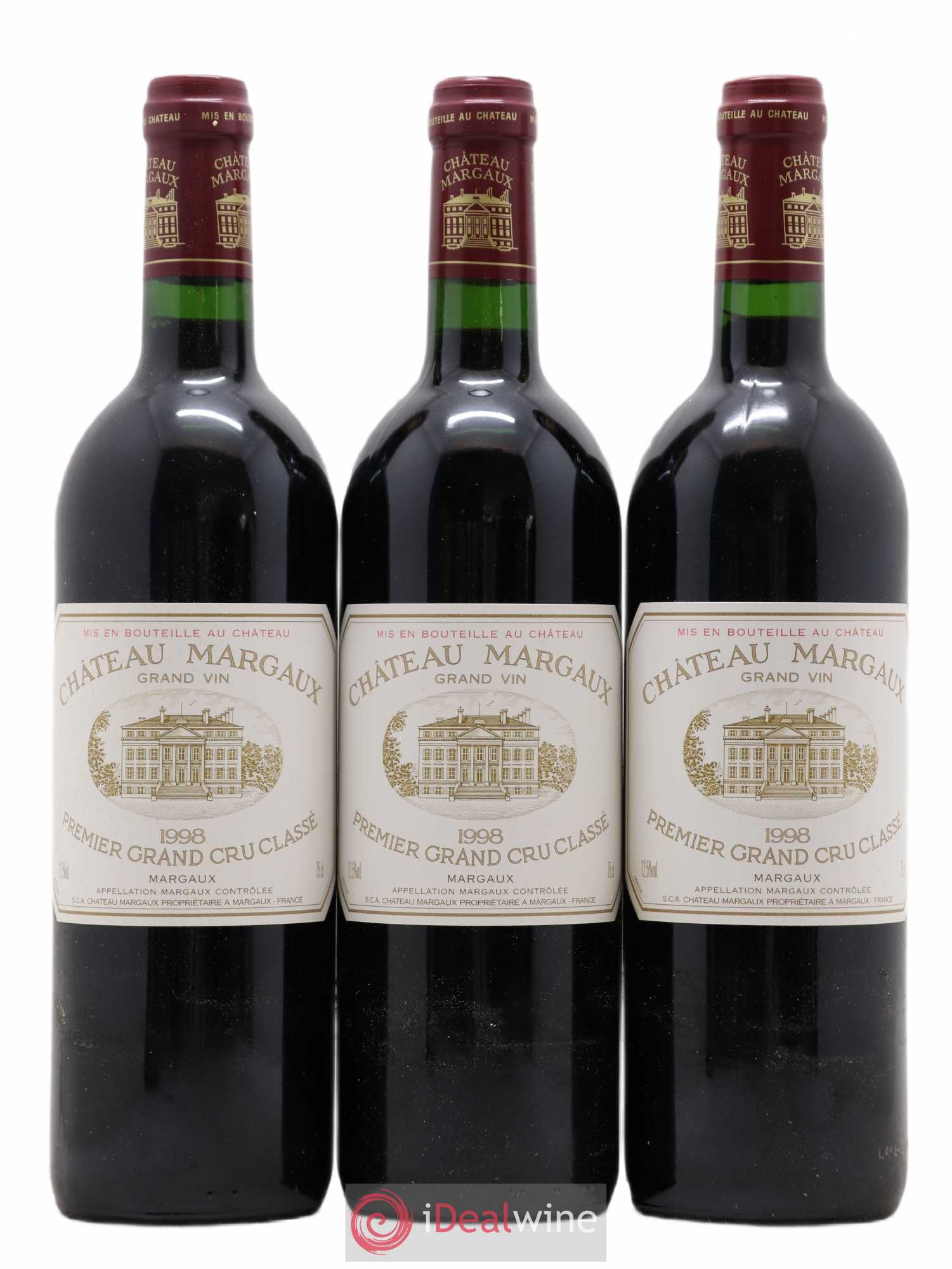 Château Margaux 1er Grand Cru Classé 1998 - Lot de 12 bouteilles - 4