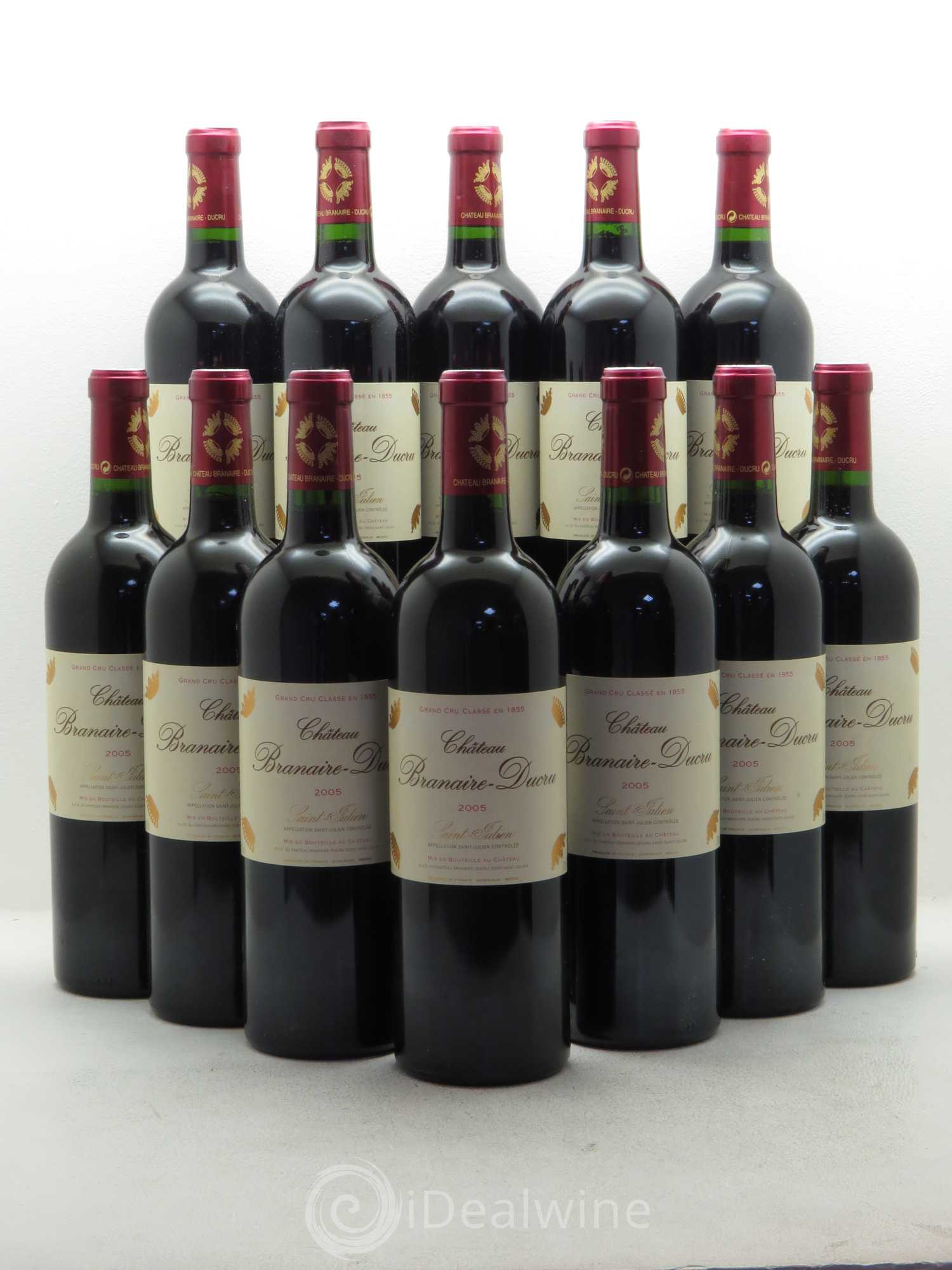 Château Branaire Ducru 4ème Grand Cru Classé 2005 - Lot de 12 bouteilles - 0