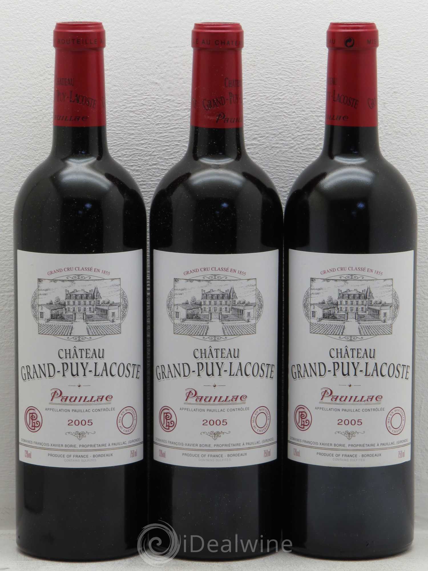 Château Grand Puy Lacoste 5ème Grand Cru Classé 2005 - Lot de 12 bouteilles - 4