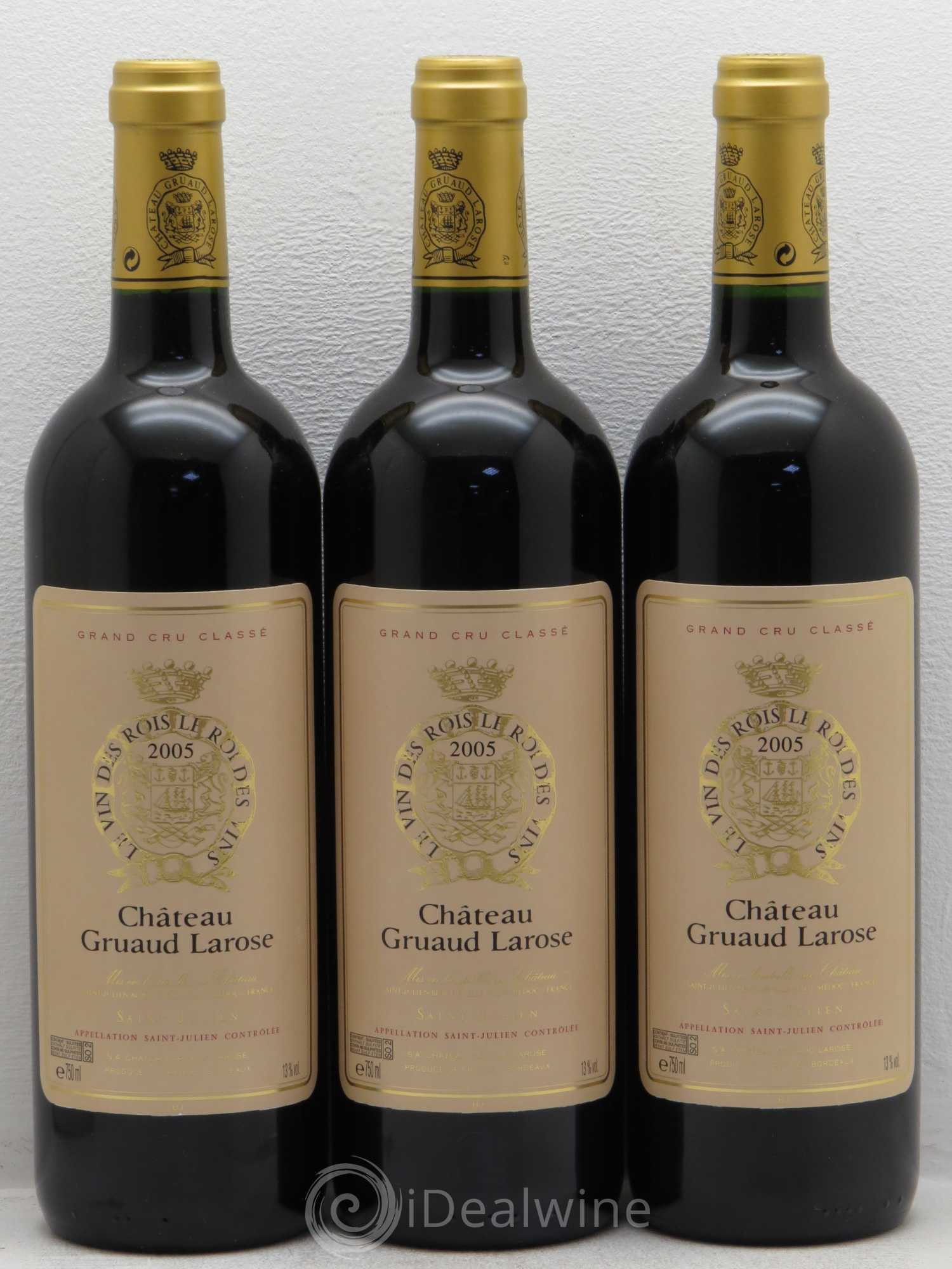 Château Gruaud Larose 2ème Grand Cru Classé 2005 - Lot de 12 bouteilles - 1