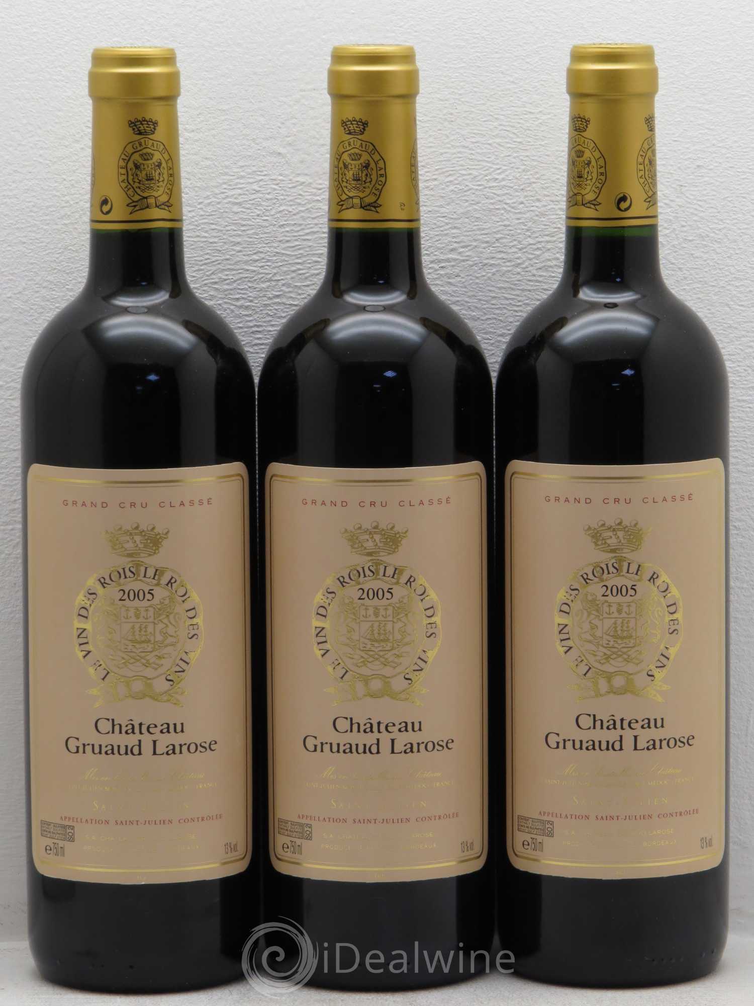 Château Gruaud Larose 2ème Grand Cru Classé 2005 - Lot de 12 bouteilles - 1