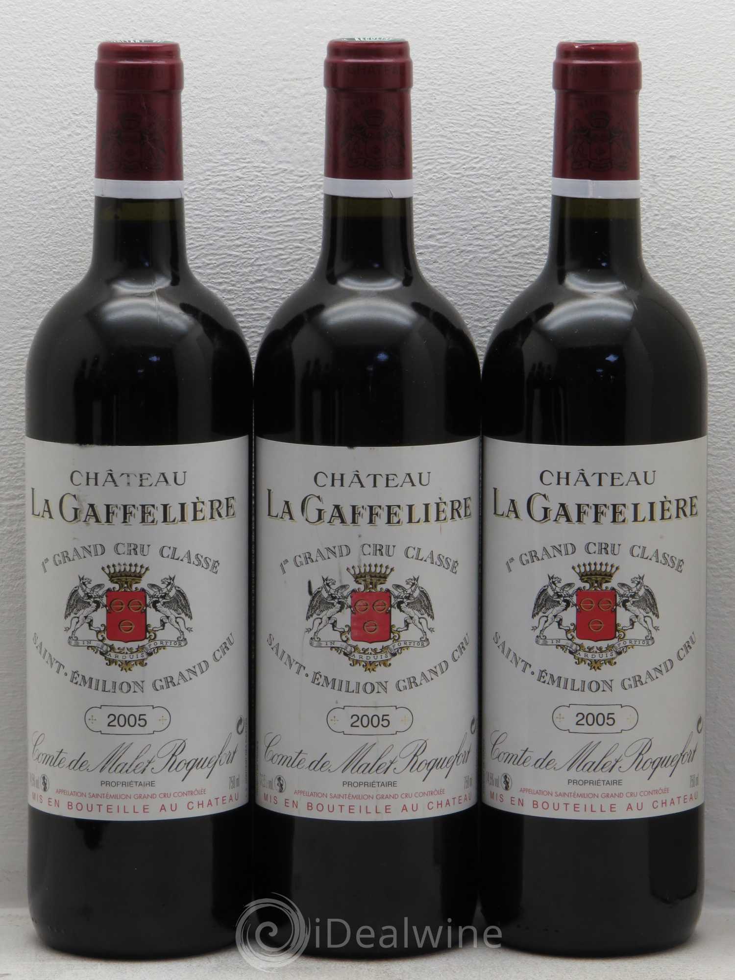 Château la Gaffelière 1er Grand Cru Classé B 2005 - Lot de 12 bouteilles - 1