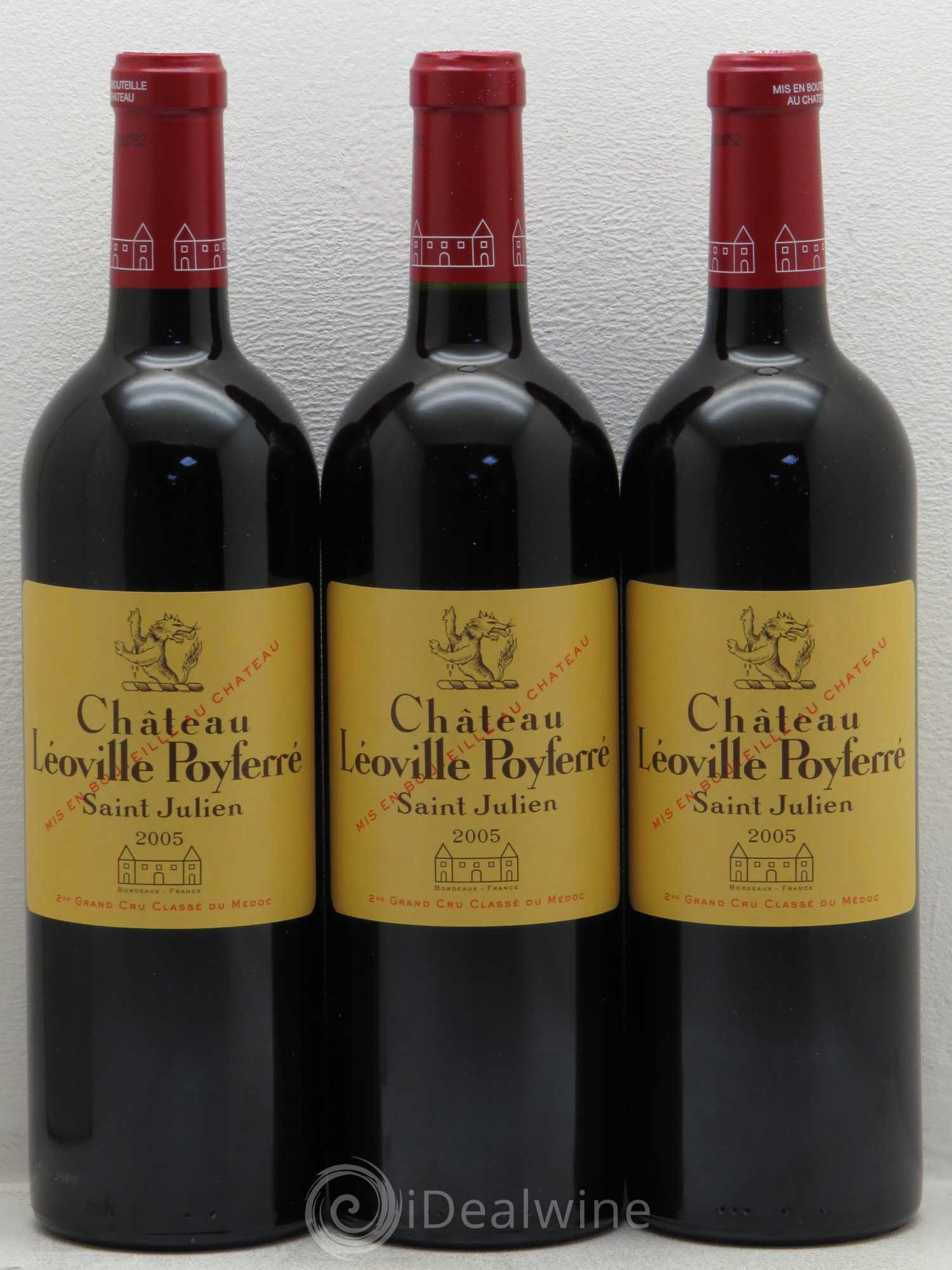 Château Léoville Poyferré 2ème Grand Cru Classé 2005 - Lot de 12 bouteilles - 2