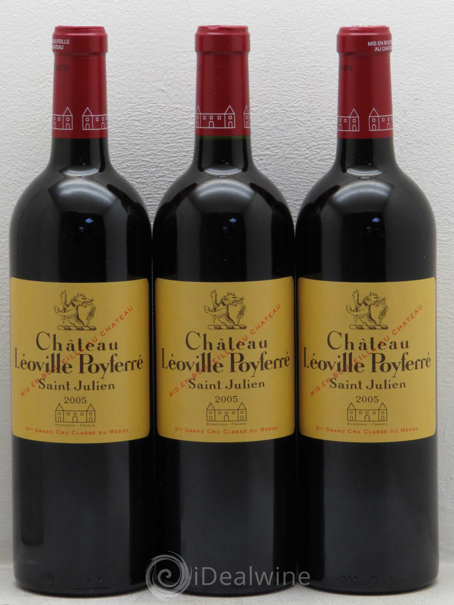 Château Léoville Poyferré 2ème Grand Cru Classé 2005 - Lot de 12 bouteilles - 4