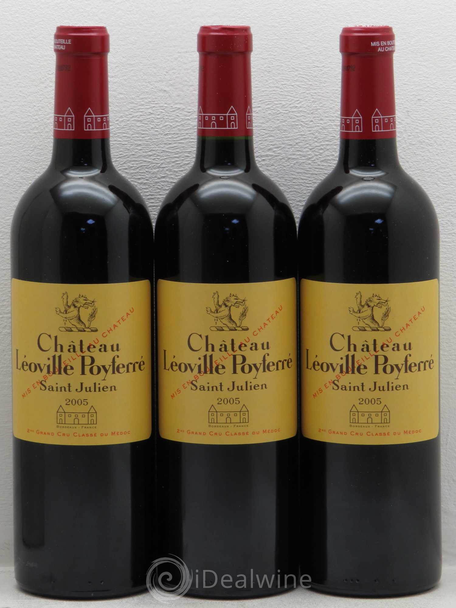 Château Léoville Poyferré 2ème Grand Cru Classé 2005 - Lot de 12 bouteilles - 3
