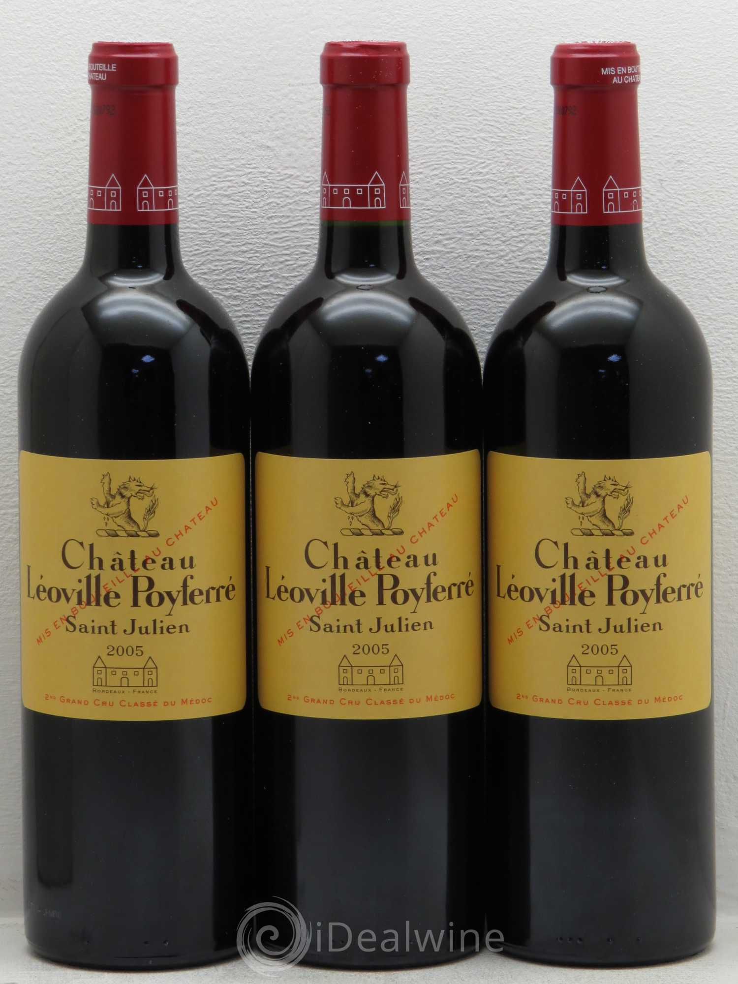 Château Léoville Poyferré 2ème Grand Cru Classé 2005 - Lot de 12 bouteilles - 4